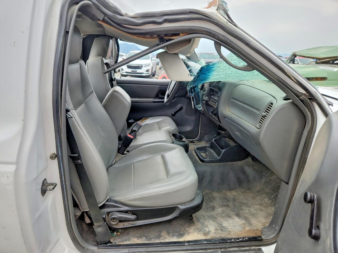 2009 Ford Ranger White vin: 1FTYR10E09PA56972