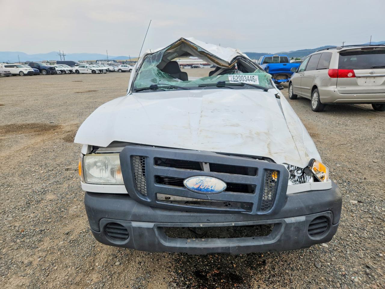 2009 Ford Ranger White vin: 1FTYR10E09PA56972