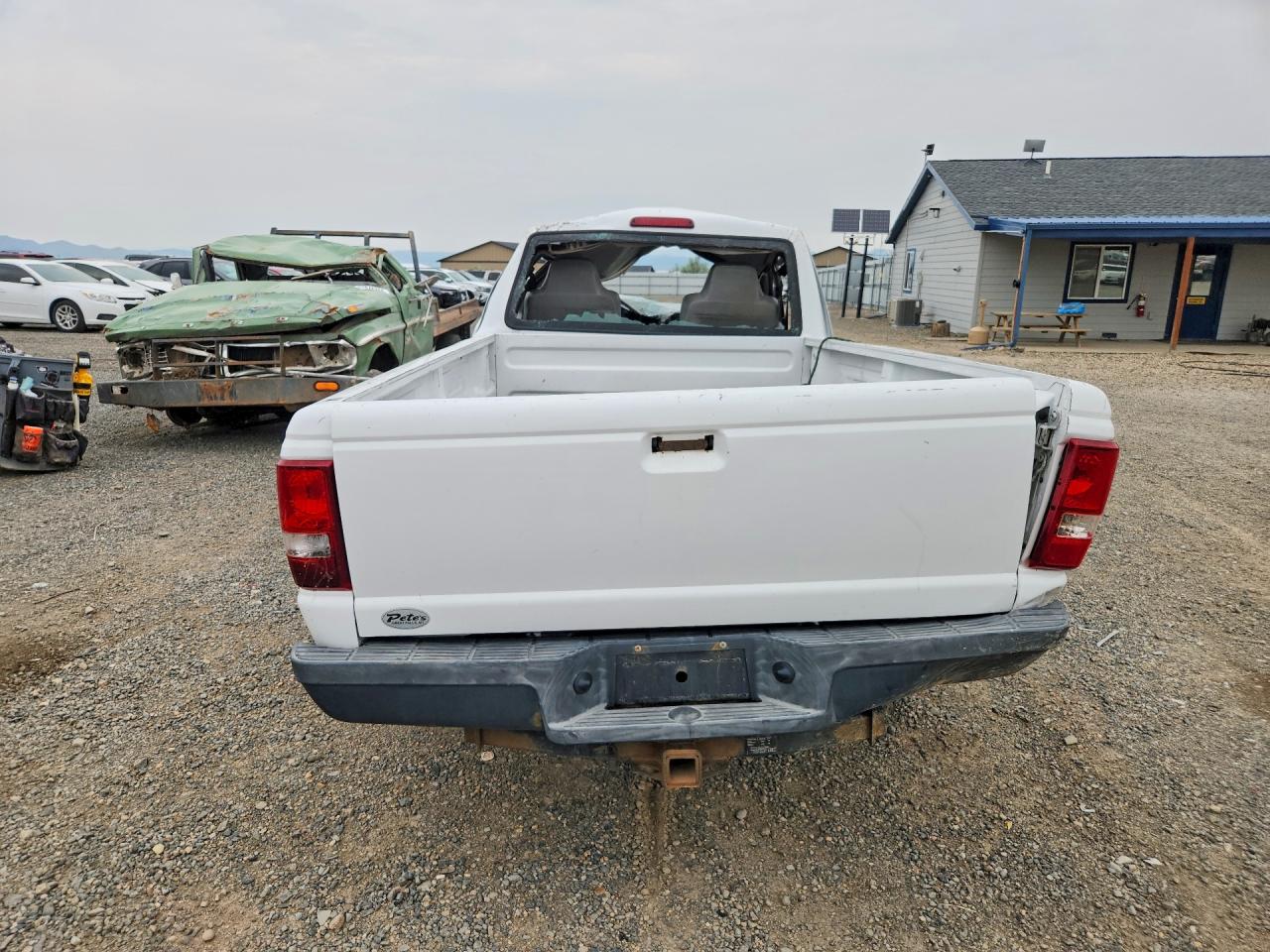 2009 Ford Ranger White vin: 1FTYR10E09PA56972
