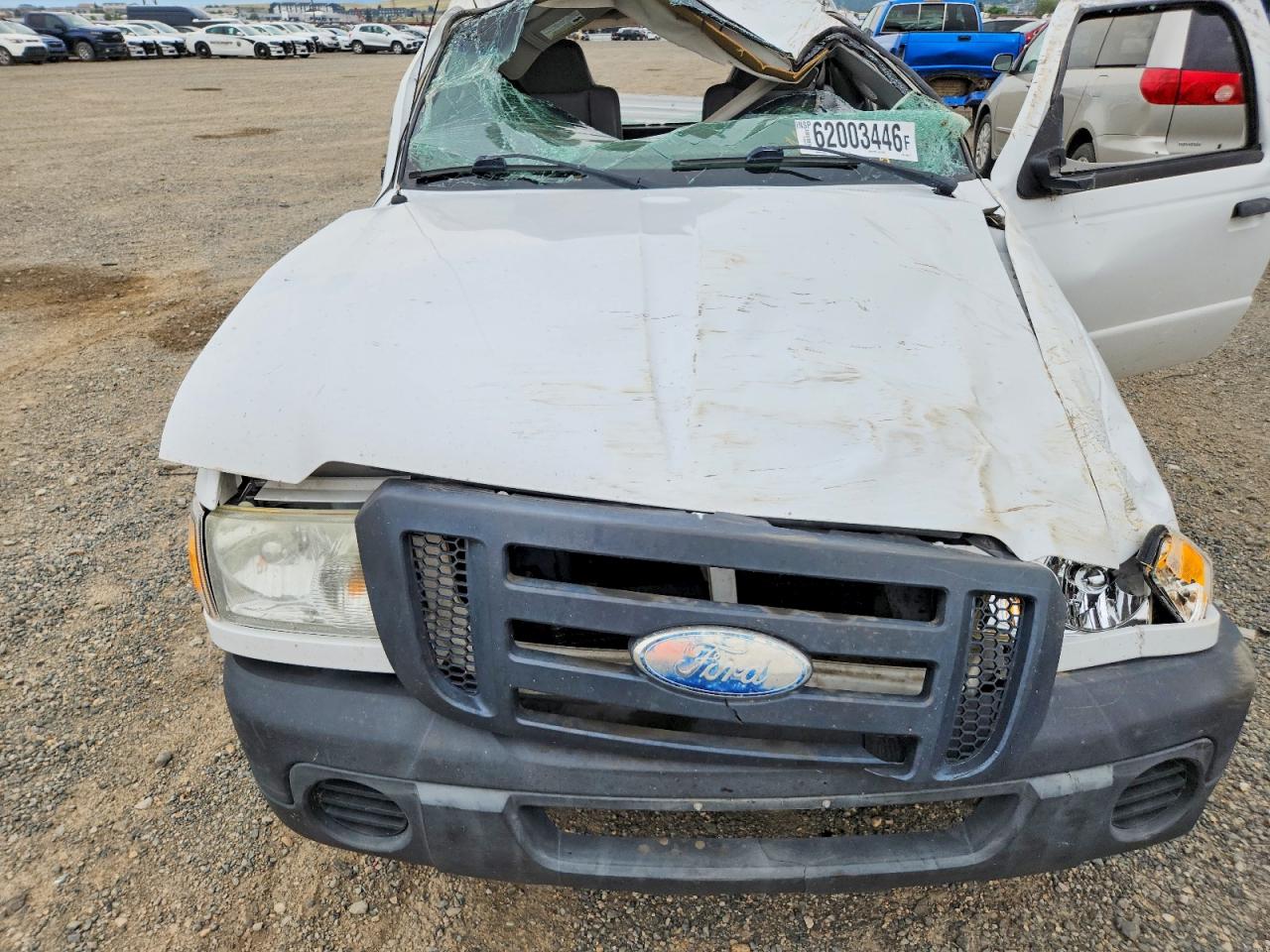 2009 Ford Ranger White vin: 1FTYR10E09PA56972