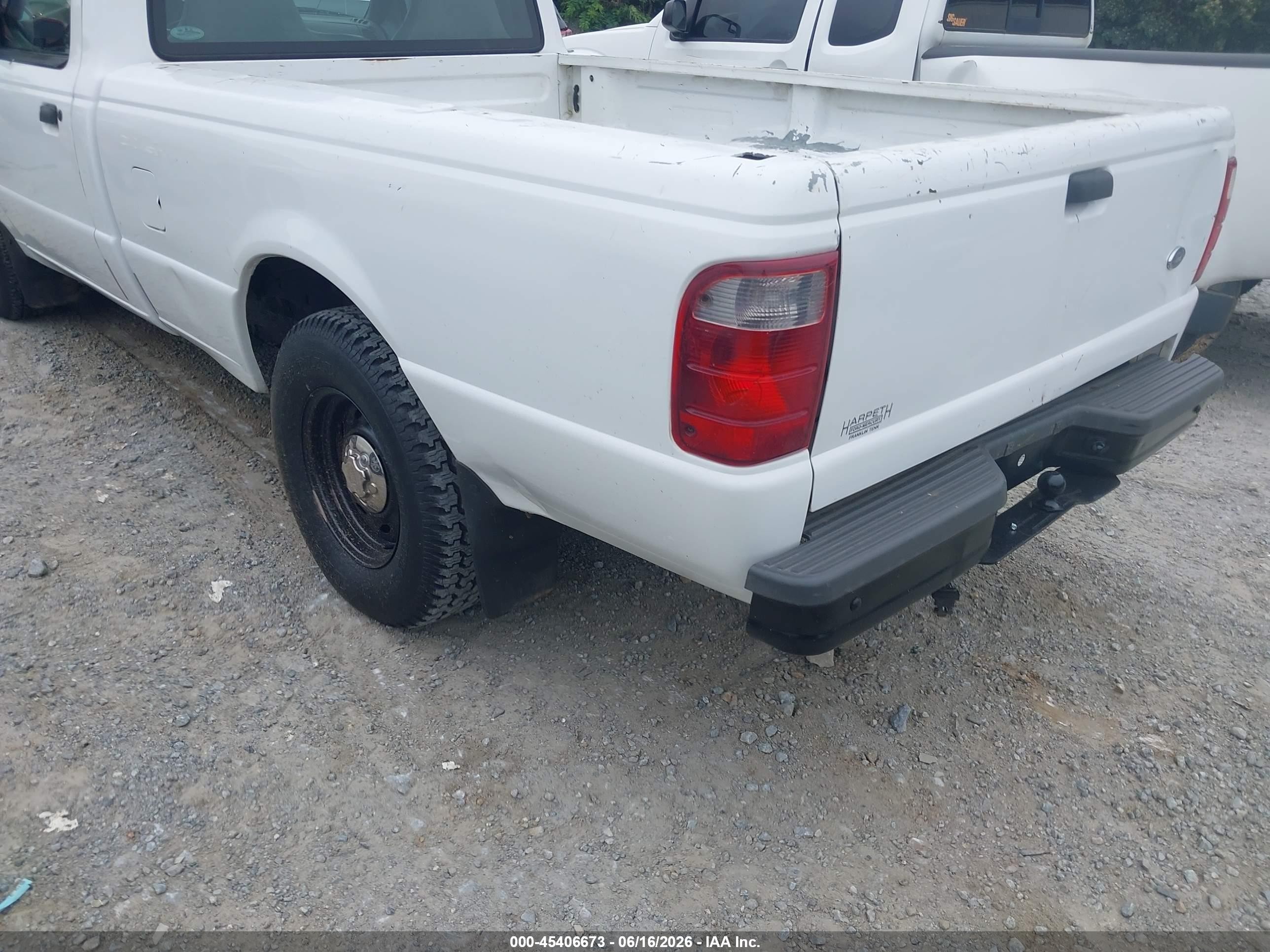 2002 Ford Ranger Unique Fleet White vin: 1FTYR10E12PA55979