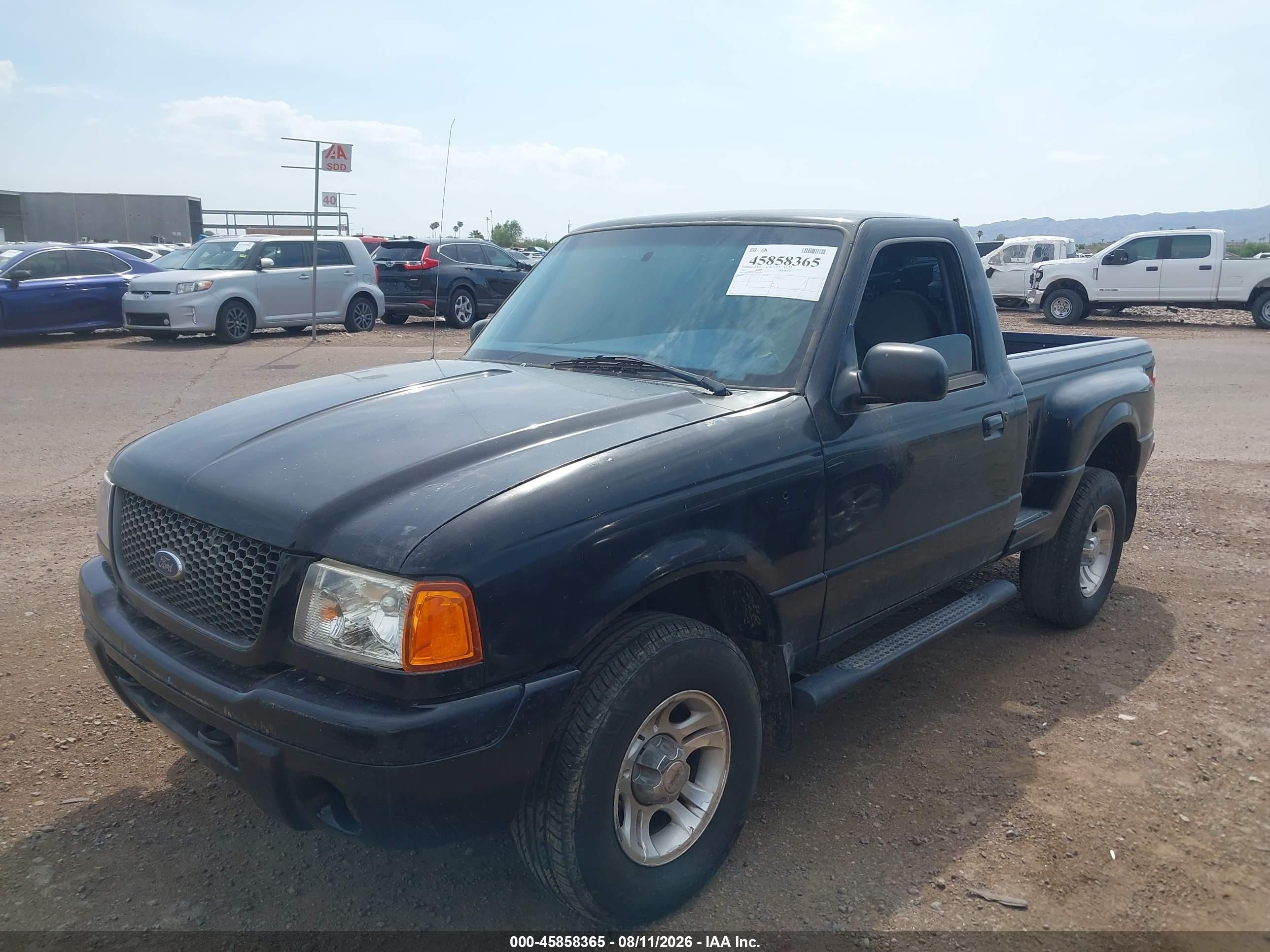 2001 Ford Ranger Edge Черный vin: 1FTYR10E21PB05903