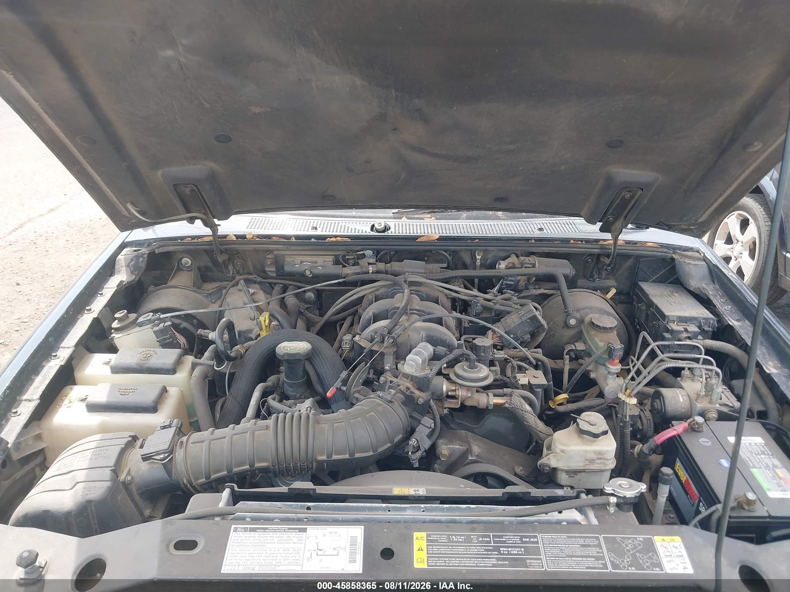 2001 Ford Ranger Edge Черный vin: 1FTYR10E21PB05903