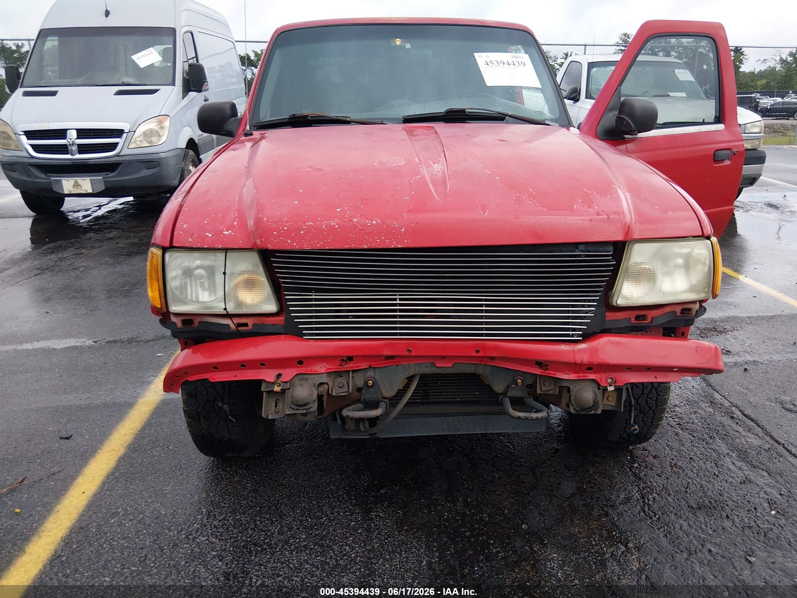 2001 Ford Ranger Edge Красный vin: 1FTYR10E61PB75260