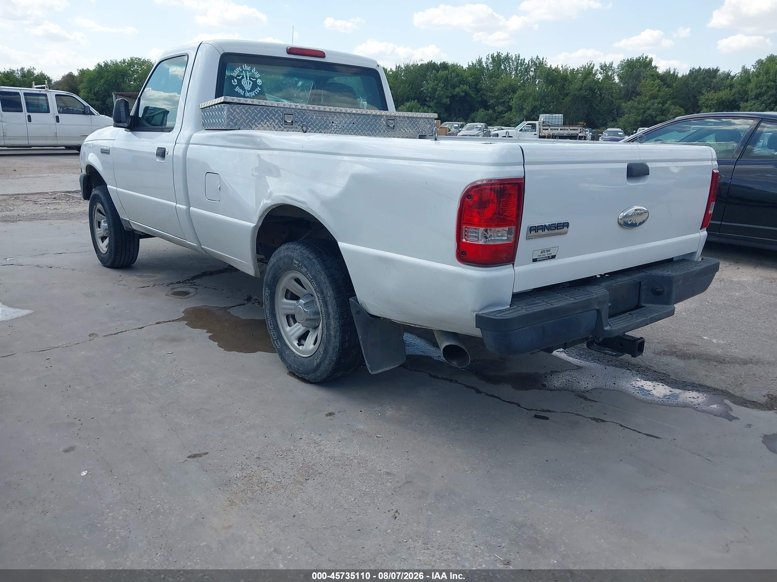 2008 Ford Ranger Xl/xlt White vin: 1FTYR10E88PA62632