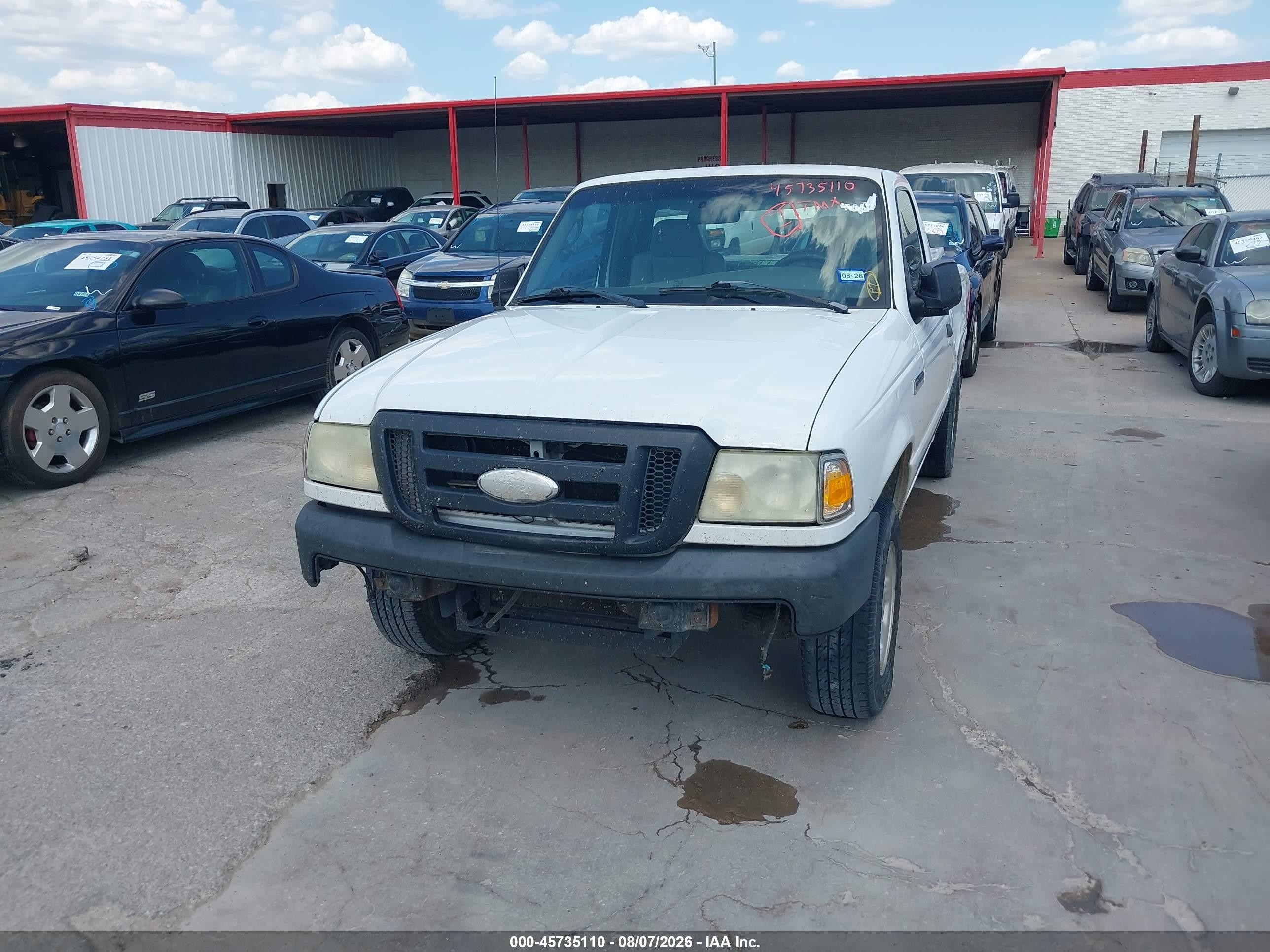 2008 Ford Ranger Xl/xlt White vin: 1FTYR10E88PA62632
