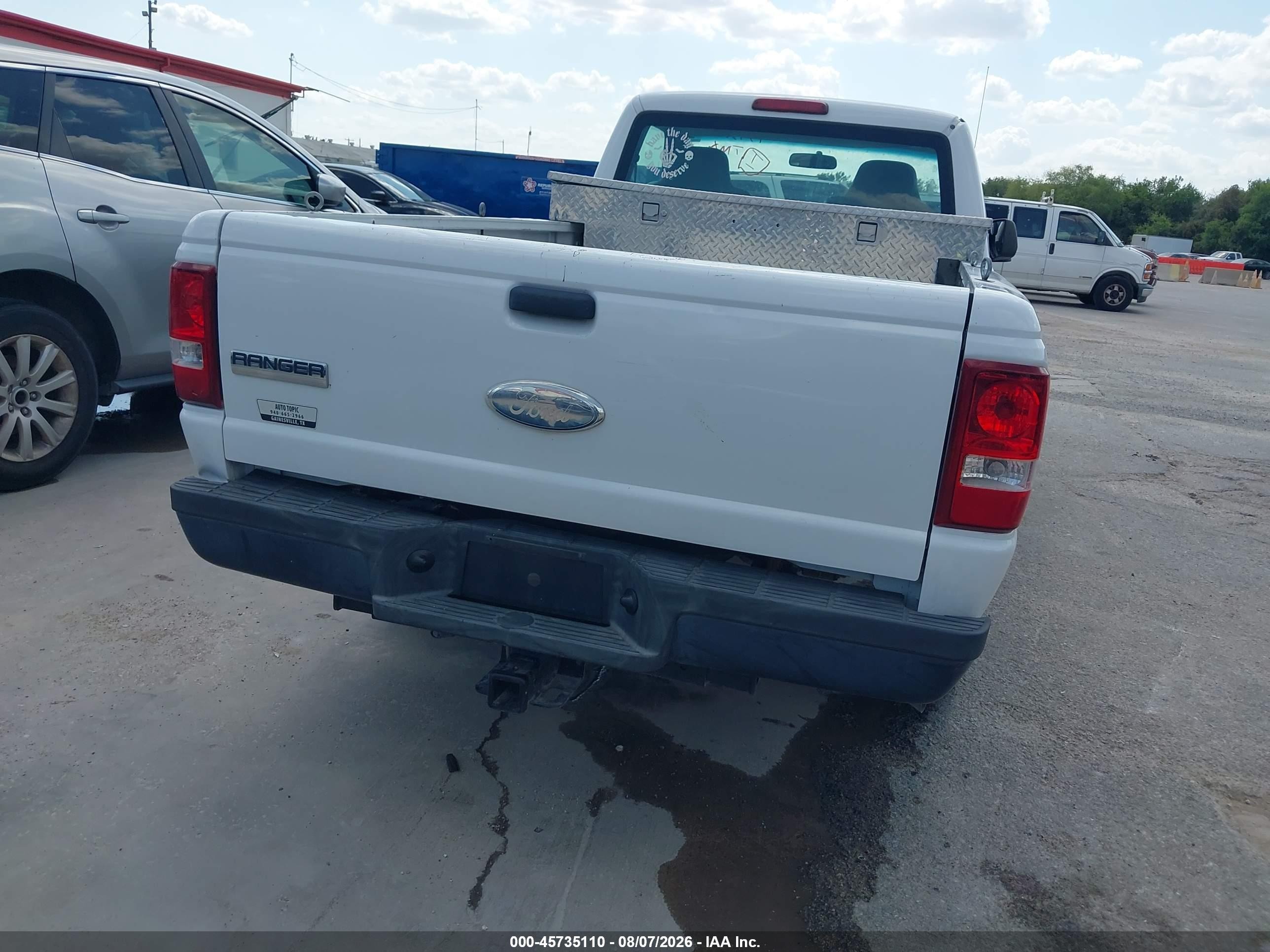 2008 Ford Ranger Xl/xlt White vin: 1FTYR10E88PA62632