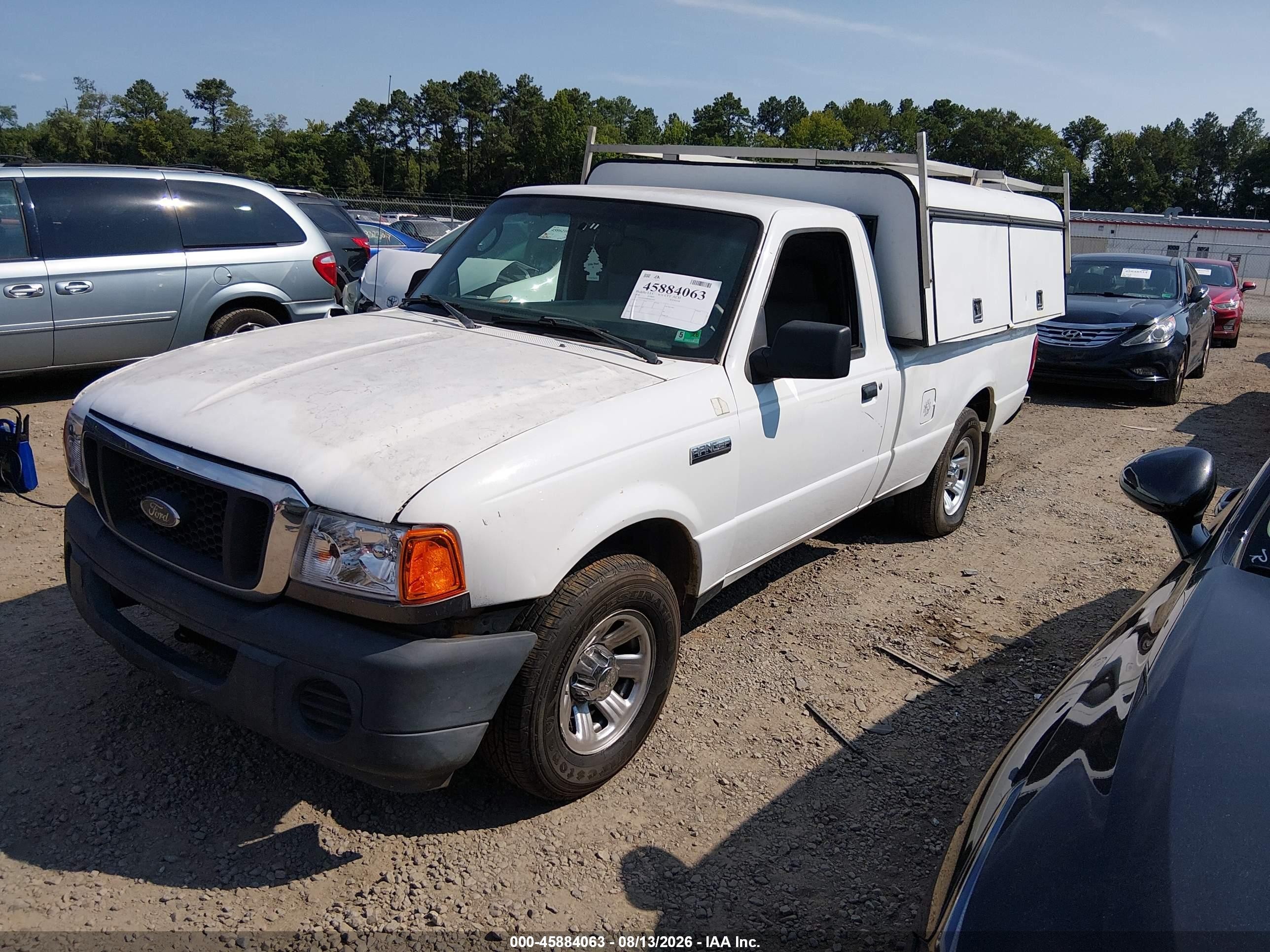 2008 Ford Ranger Xl/xlt White vin: 1FTYR10E88PB07410