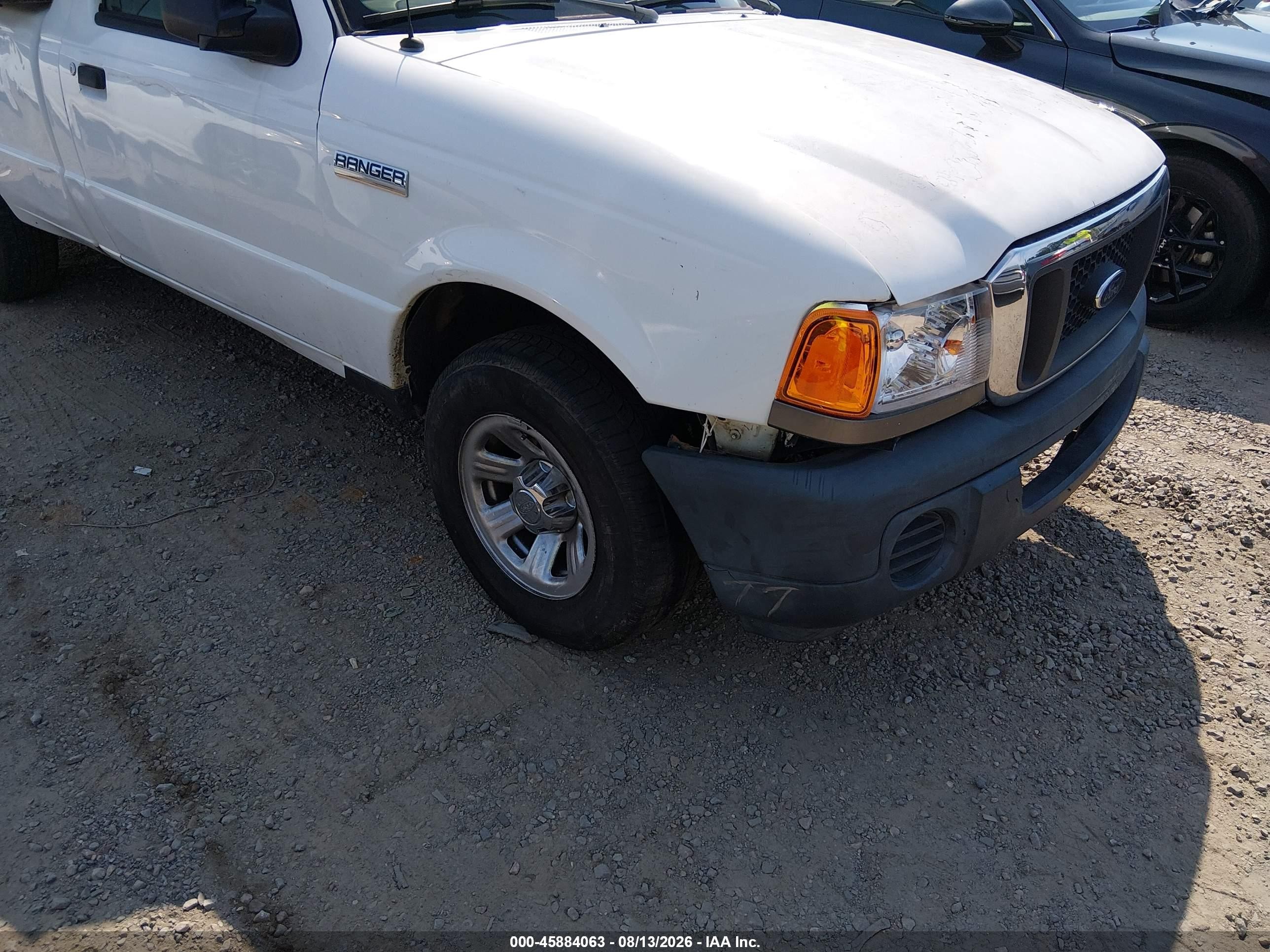 2008 Ford Ranger Xl/xlt White vin: 1FTYR10E88PB07410