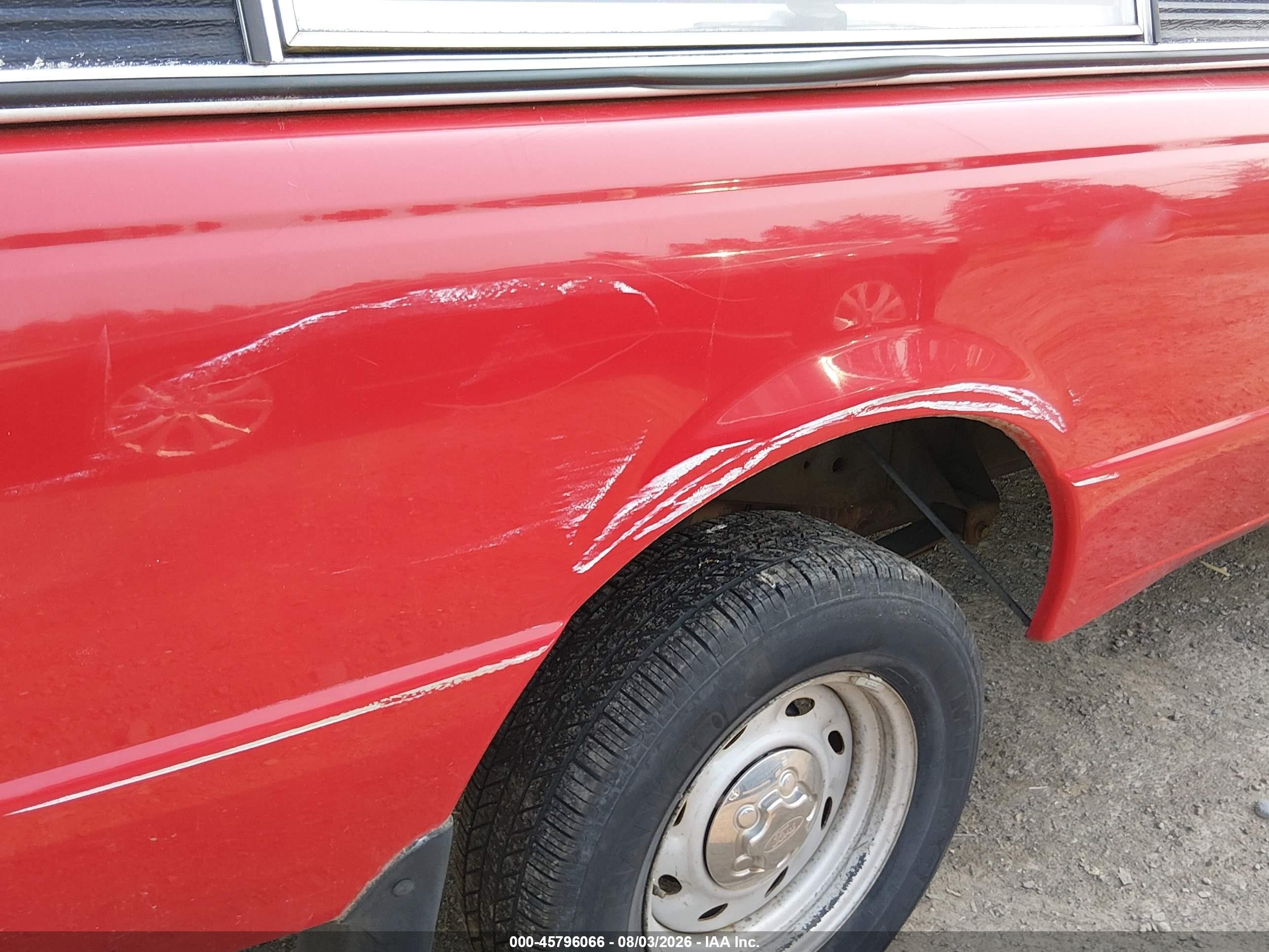2002 Ford Ranger Edge/xl/xlt Red vin: 1FTYR10U02PA63630
