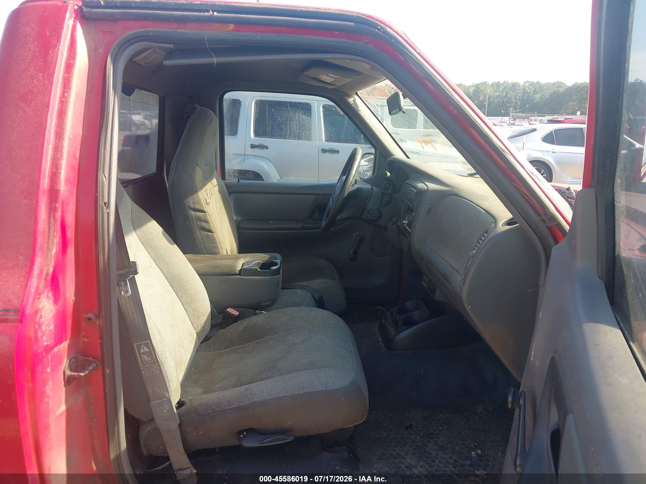 2002 Ford Ranger Edge/xl/xlt Red vin: 1FTYR10U02TA11518