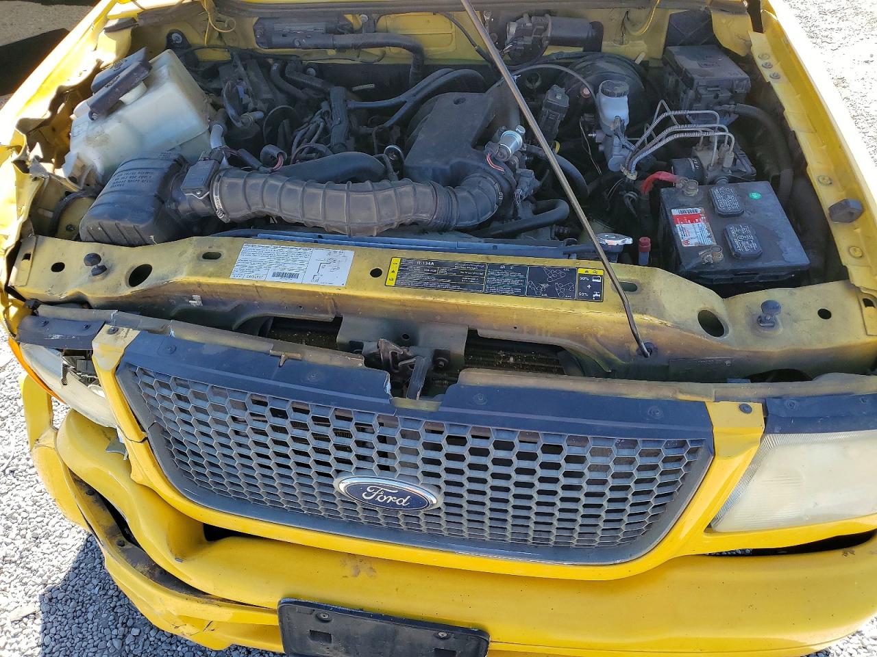 2003 Ford Ranger Yellow vin: 1FTYR10U03PA50216