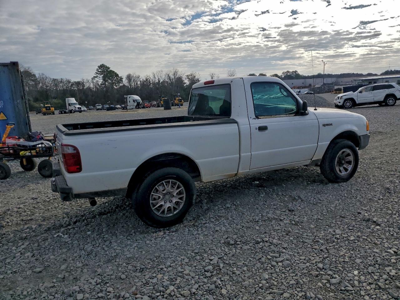 2005 Ford Ranger White vin: 1FTYR10U05PB12510