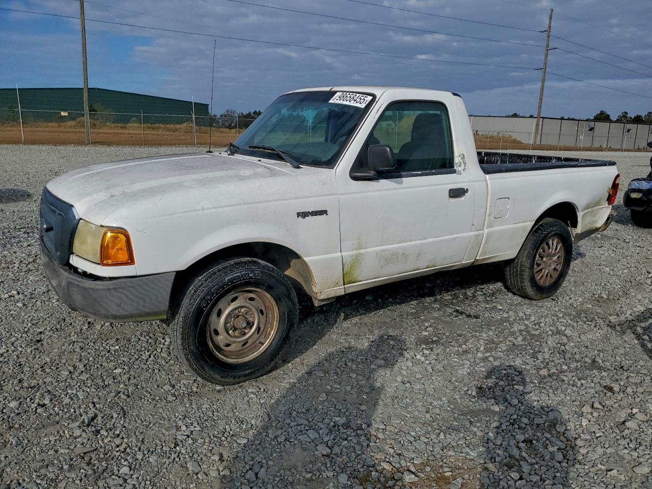 2005 Ford Ranger White vin: 1FTYR10U05PB12510