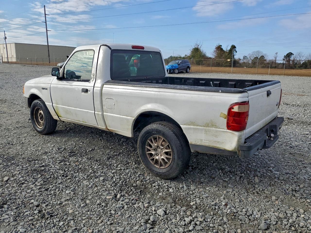 2005 Ford Ranger White vin: 1FTYR10U05PB12510