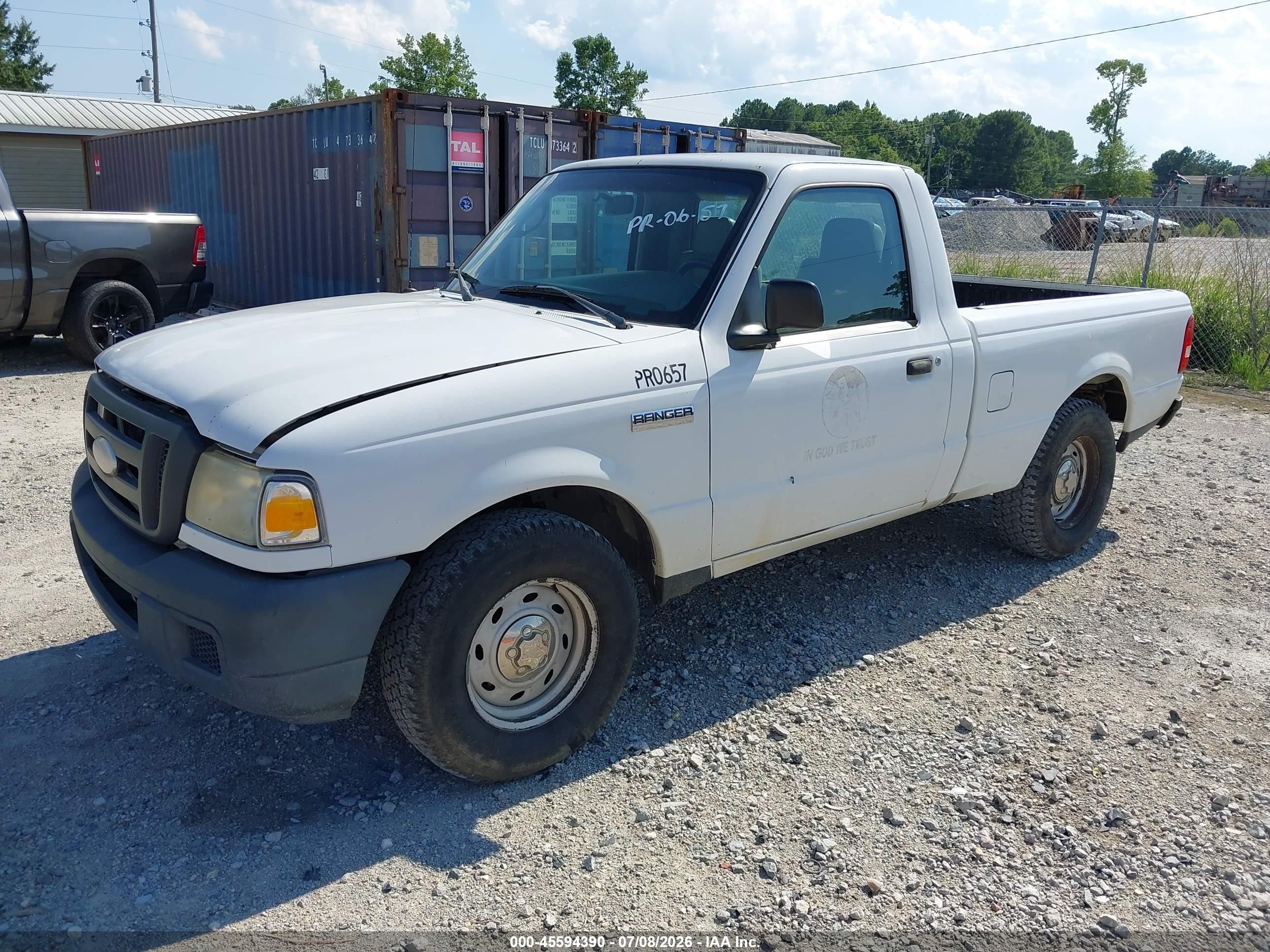 2006 Ford Ranger Sport/stx/xl/xlt White vin: 1FTYR10U06PA69918