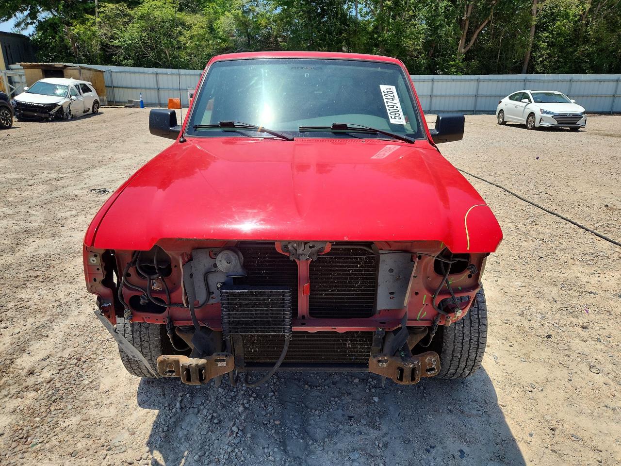2008 Ford Ranger Red vin: 1FTYR10U08PA96281