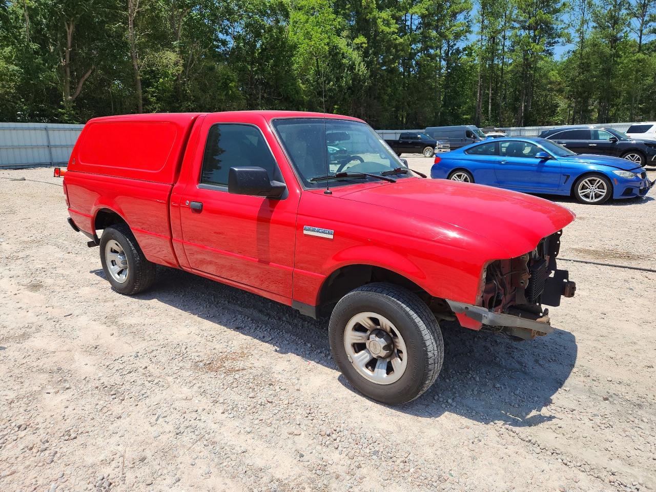 2008 Ford Ranger Red vin: 1FTYR10U08PA96281