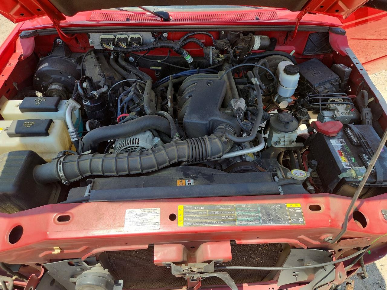 2008 Ford Ranger Red vin: 1FTYR10U08PA96281