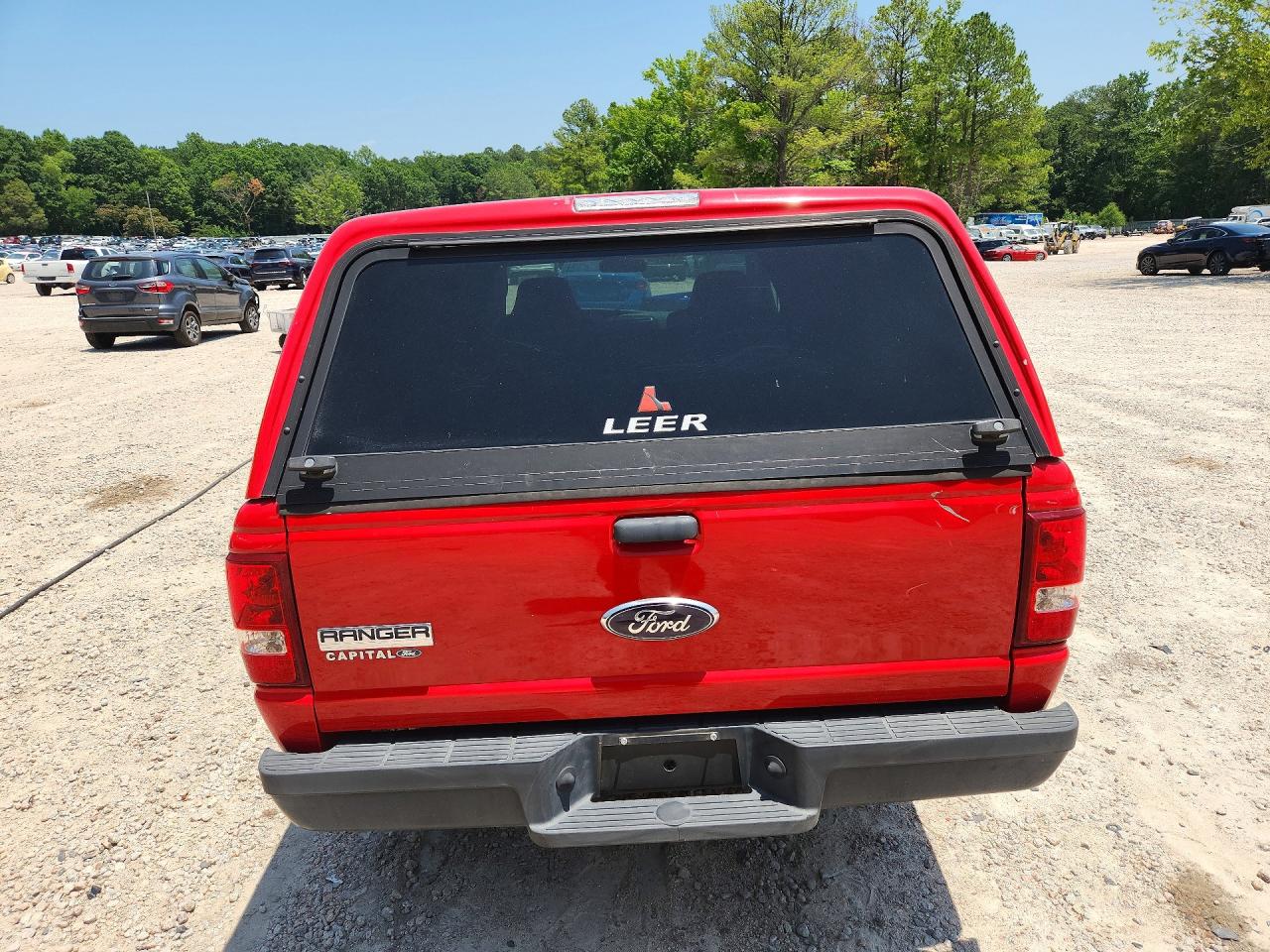 2008 Ford Ranger Red vin: 1FTYR10U08PA96281