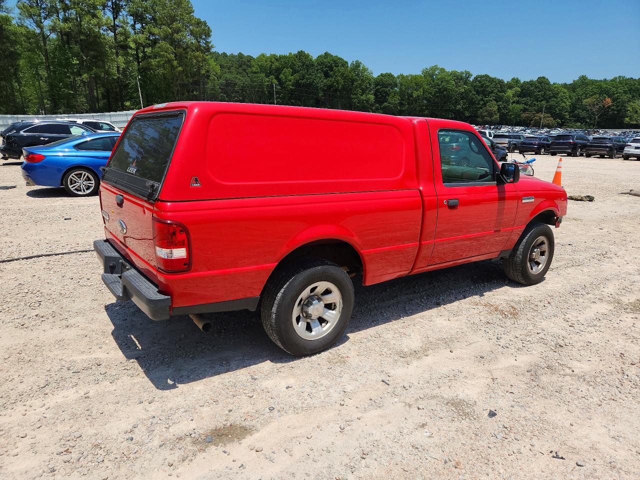 2008 Ford Ranger Red vin: 1FTYR10U08PA96281