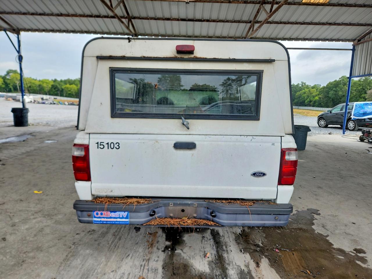 2001 Ford Ranger White vin: 1FTYR10U11PA66969