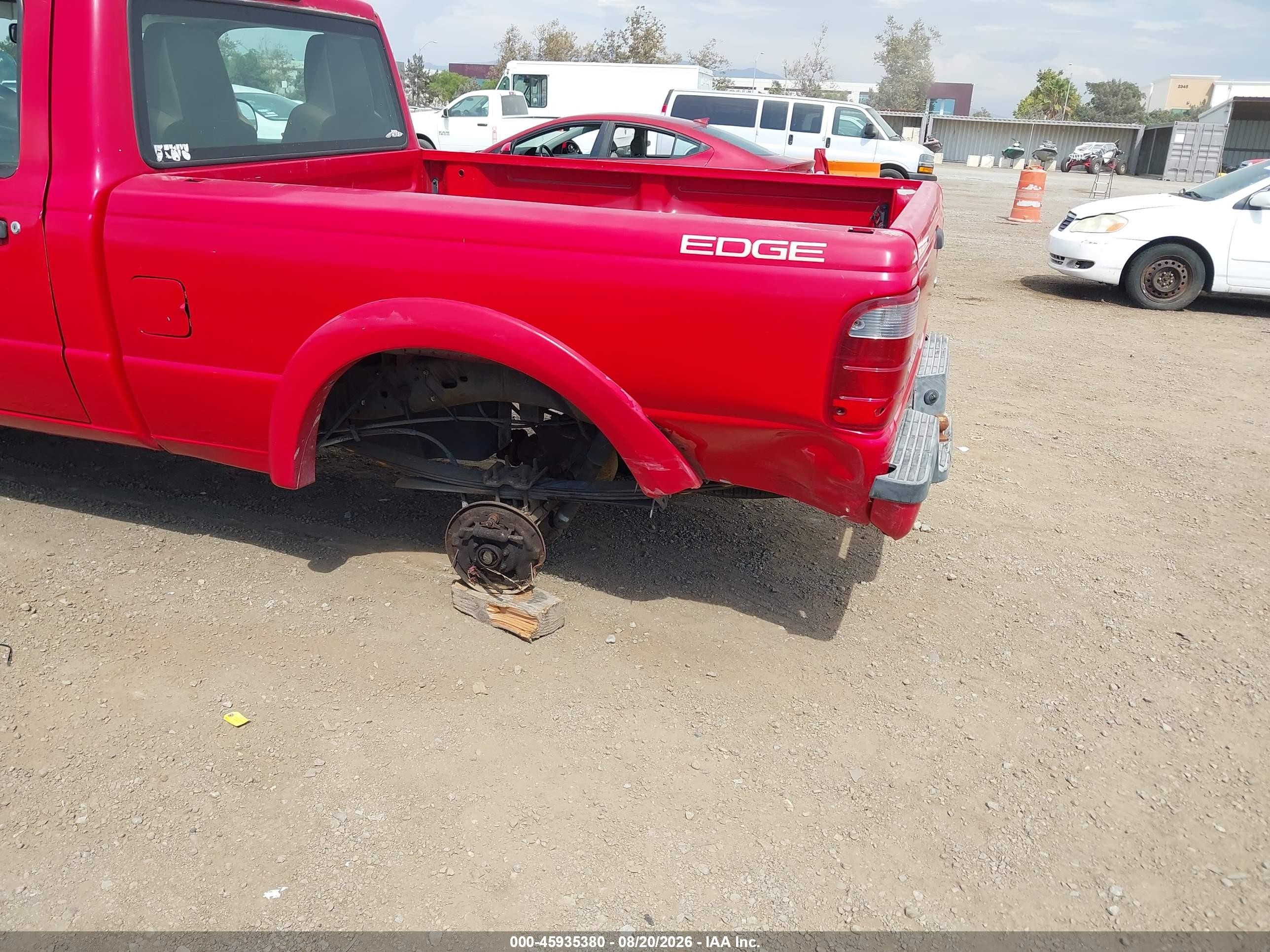 2004 Ford Ranger Edge/xl/xlt Red vin: 1FTYR10U14PB59883