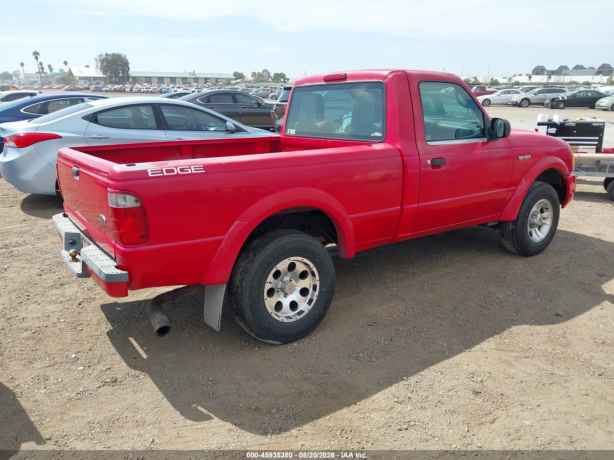 2004 Ford Ranger Edge/xl/xlt Red vin: 1FTYR10U14PB59883