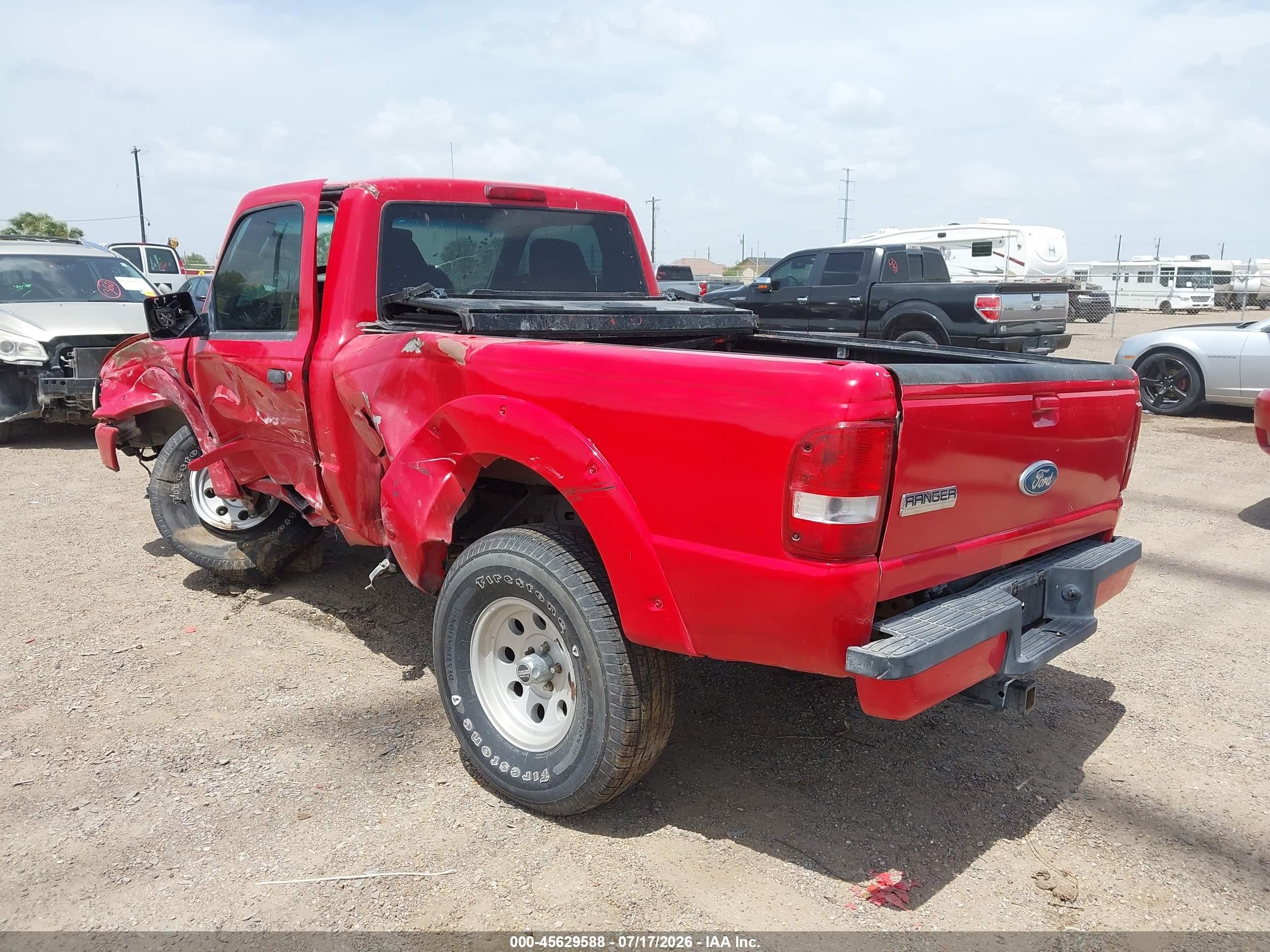 2006 Ford Ranger Sport/stx/xl/xlt Red vin: 1FTYR10U16PA52870