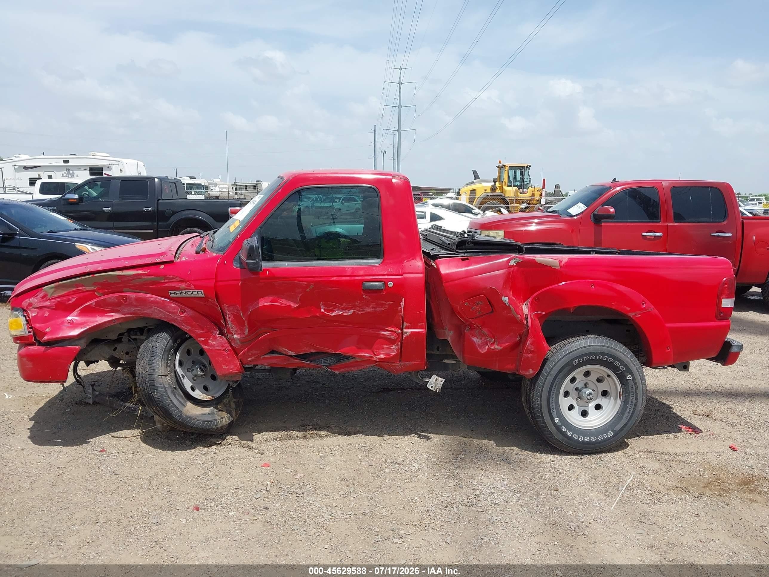 2006 Ford Ranger Sport/stx/xl/xlt Red vin: 1FTYR10U16PA52870