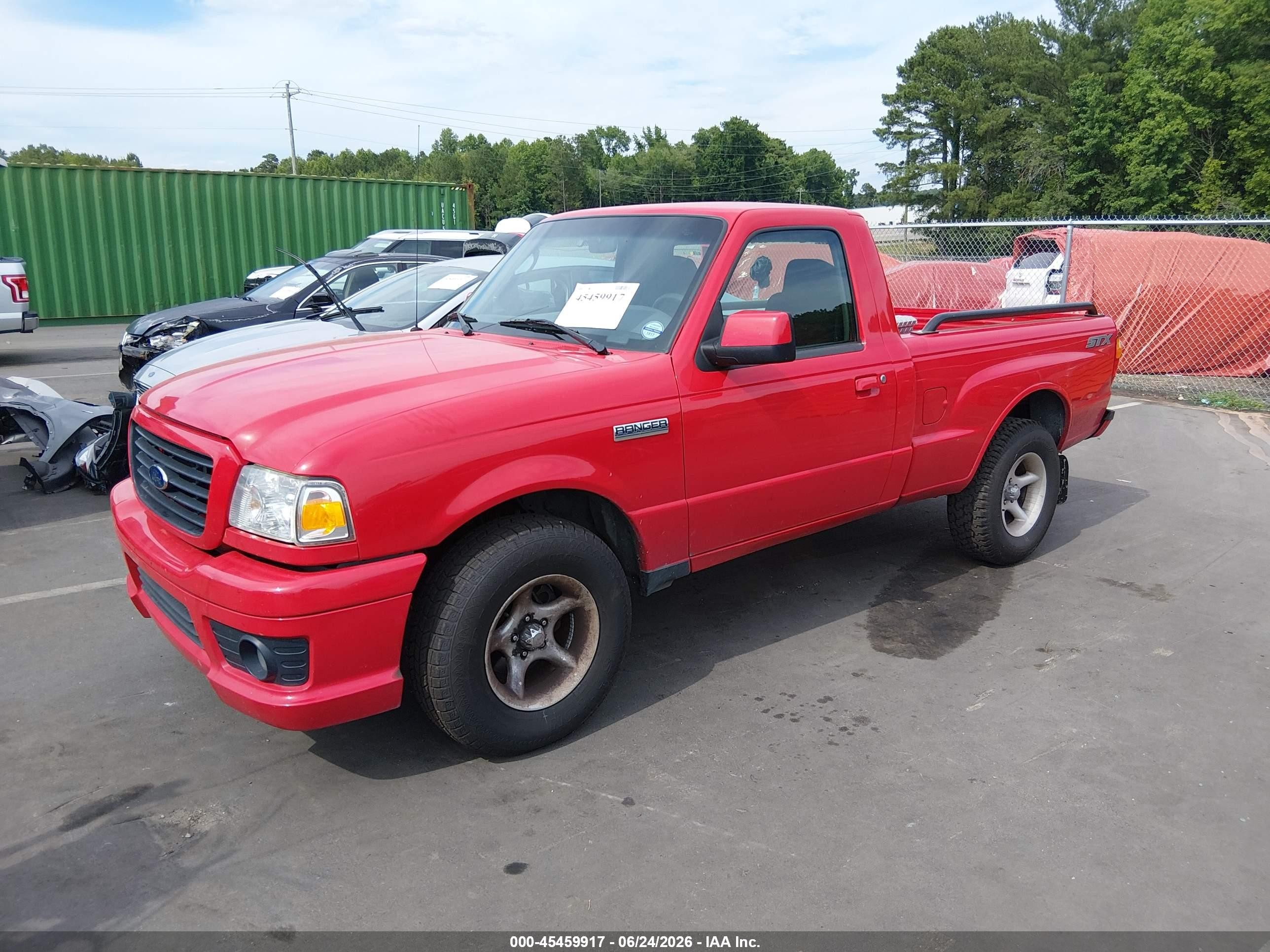 2006 Ford Ranger Sport/stx/xl/xlt Красный vin: 1FTYR10U16PA75419