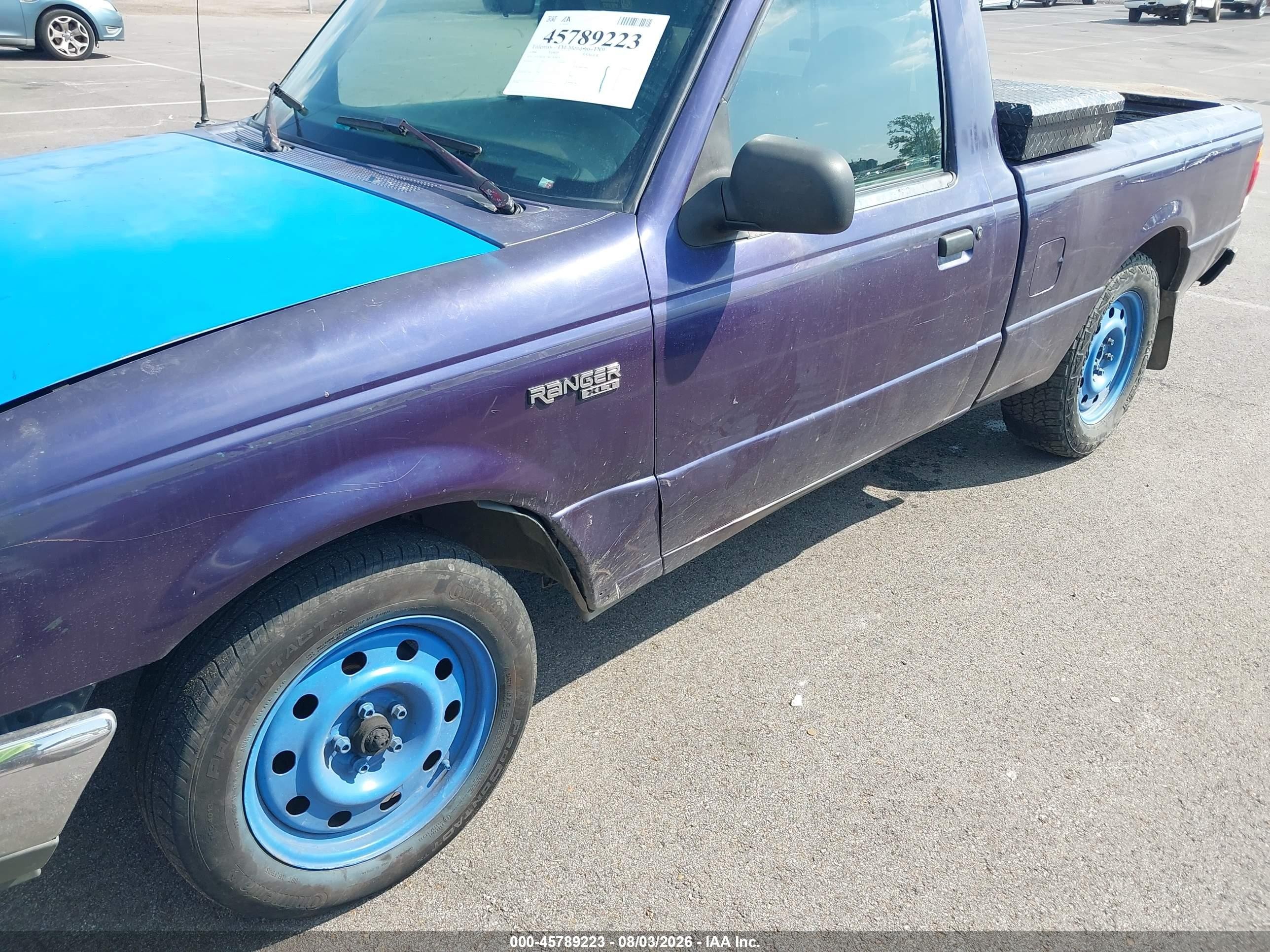 1998 Ford Ranger Splash/xl/xlt Фиолетовый vin: 1FTYR10U1WUA30076