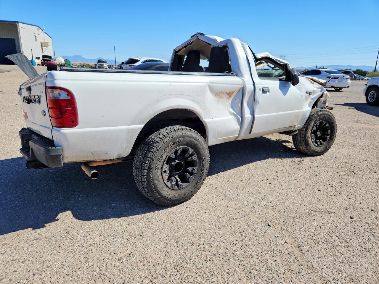 2004 Ford Ranger White vin: 1FTYR10U24PB25354