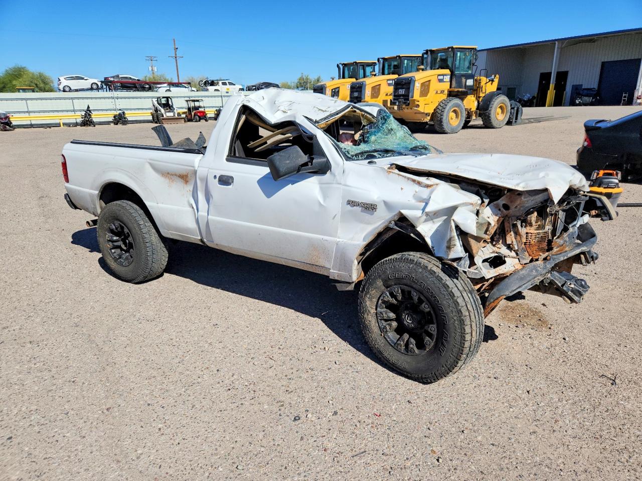 2004 Ford Ranger White vin: 1FTYR10U24PB25354