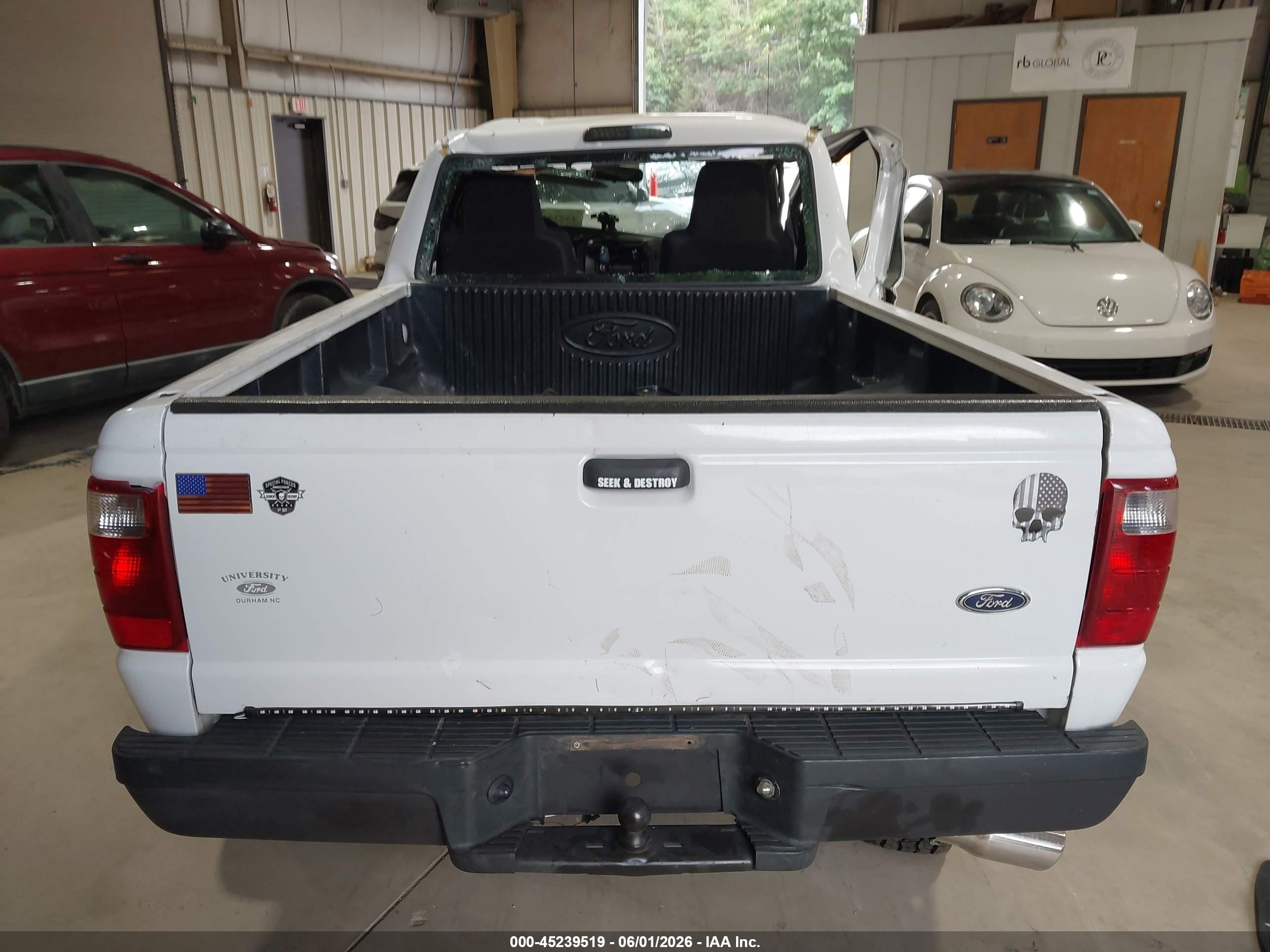 2005 Ford Ranger Edge/stx/xl/xls/xlt White vin: 1FTYR10U25PB07969