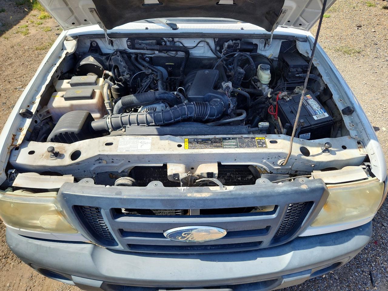 2006 Ford Ranger White vin: 1FTYR10U26PA93010