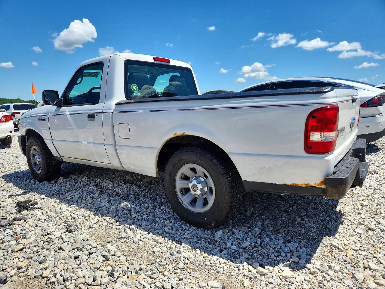 2007 Ford Ranger White vin: 1FTYR10U27PA66259