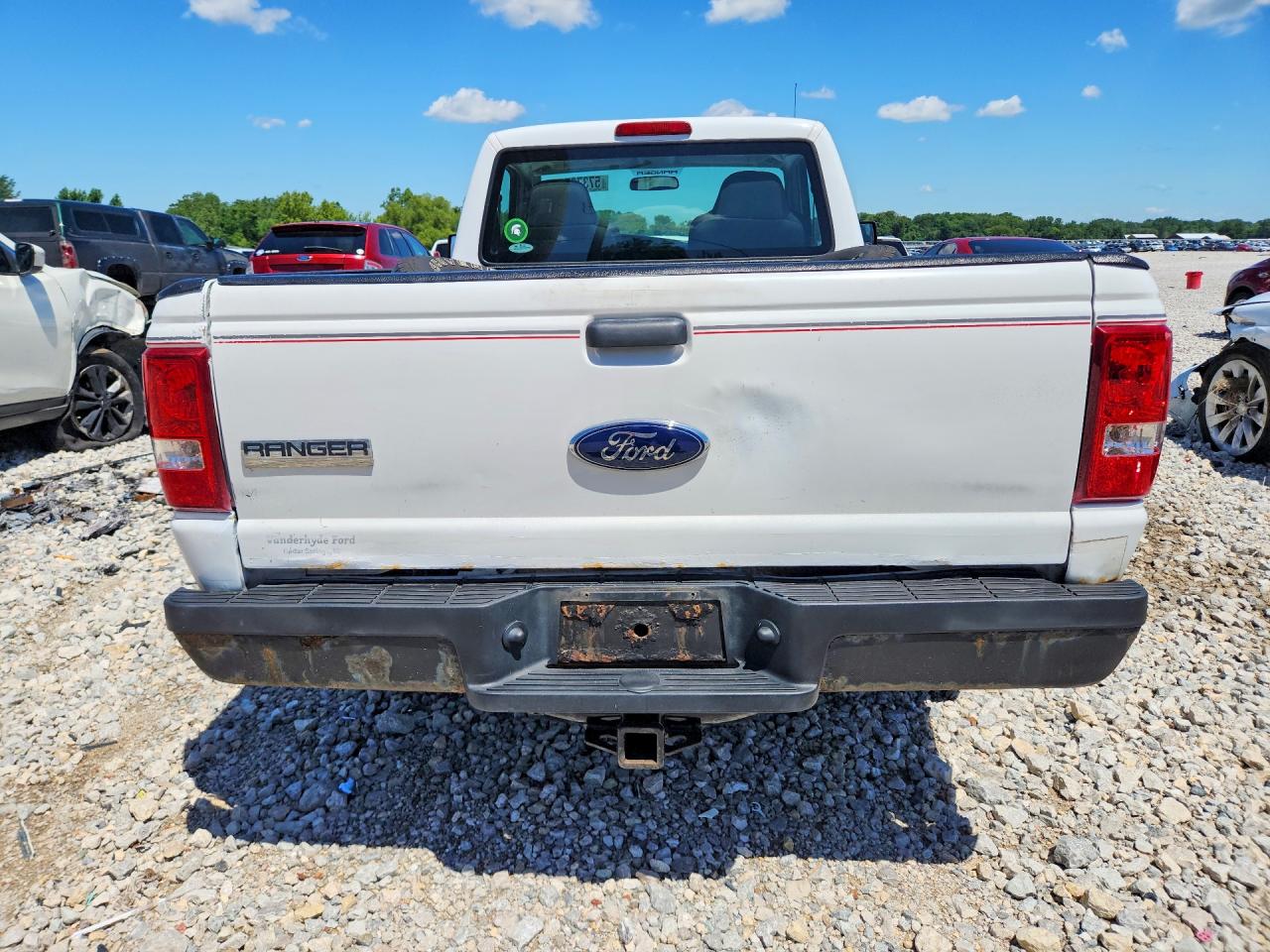 2007 Ford Ranger White vin: 1FTYR10U27PA66259