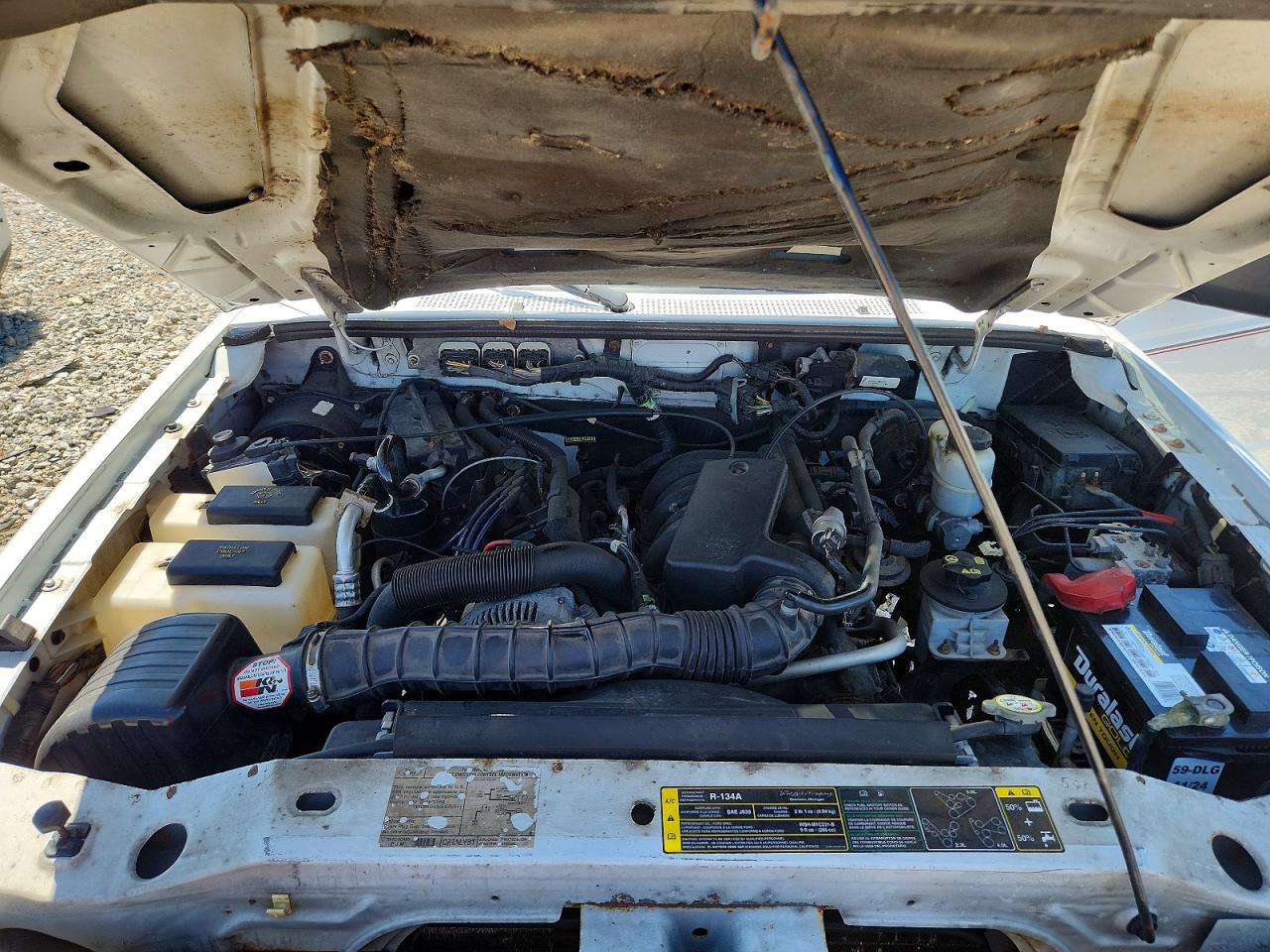 2007 Ford Ranger White vin: 1FTYR10U27PA66259