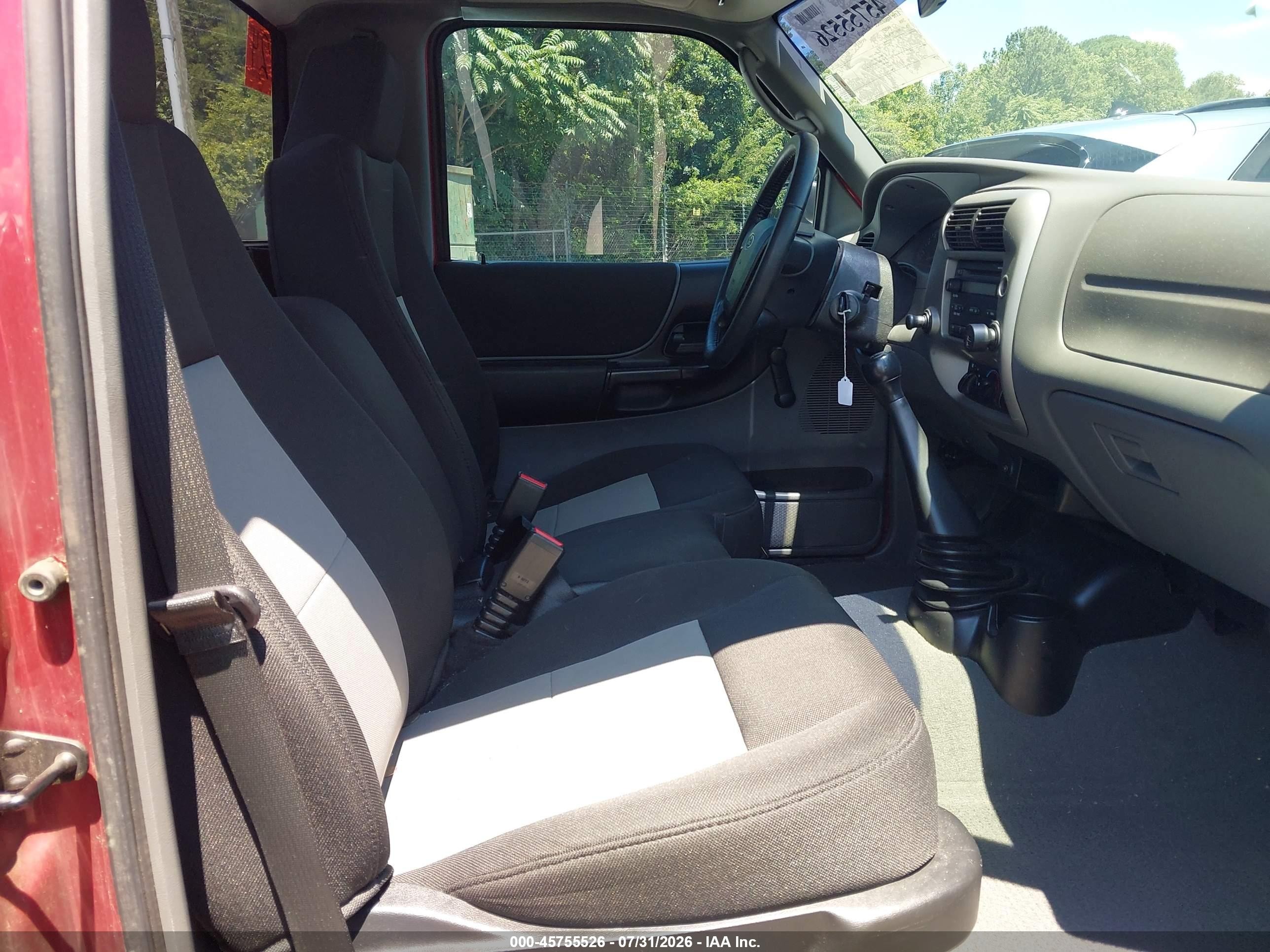 2008 Ford Ranger Sport/xl/xlt Red vin: 1FTYR10U28PA80048