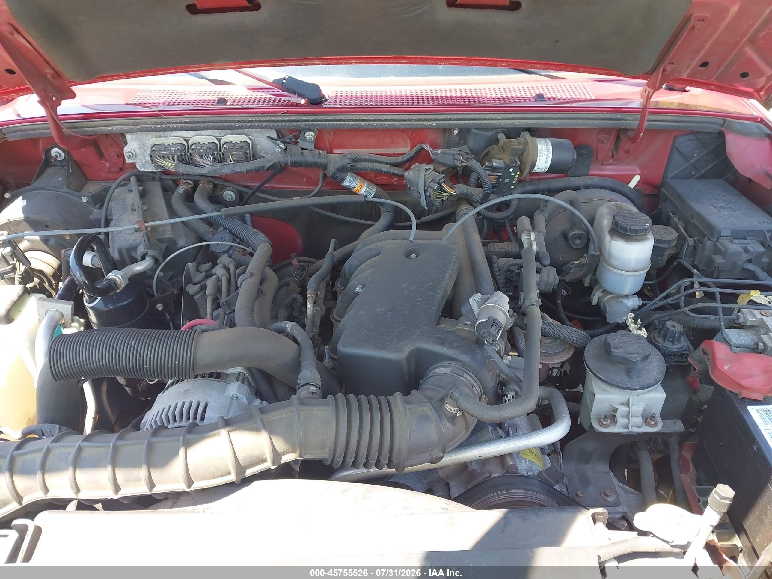2008 Ford Ranger Sport/xl/xlt Red vin: 1FTYR10U28PA80048
