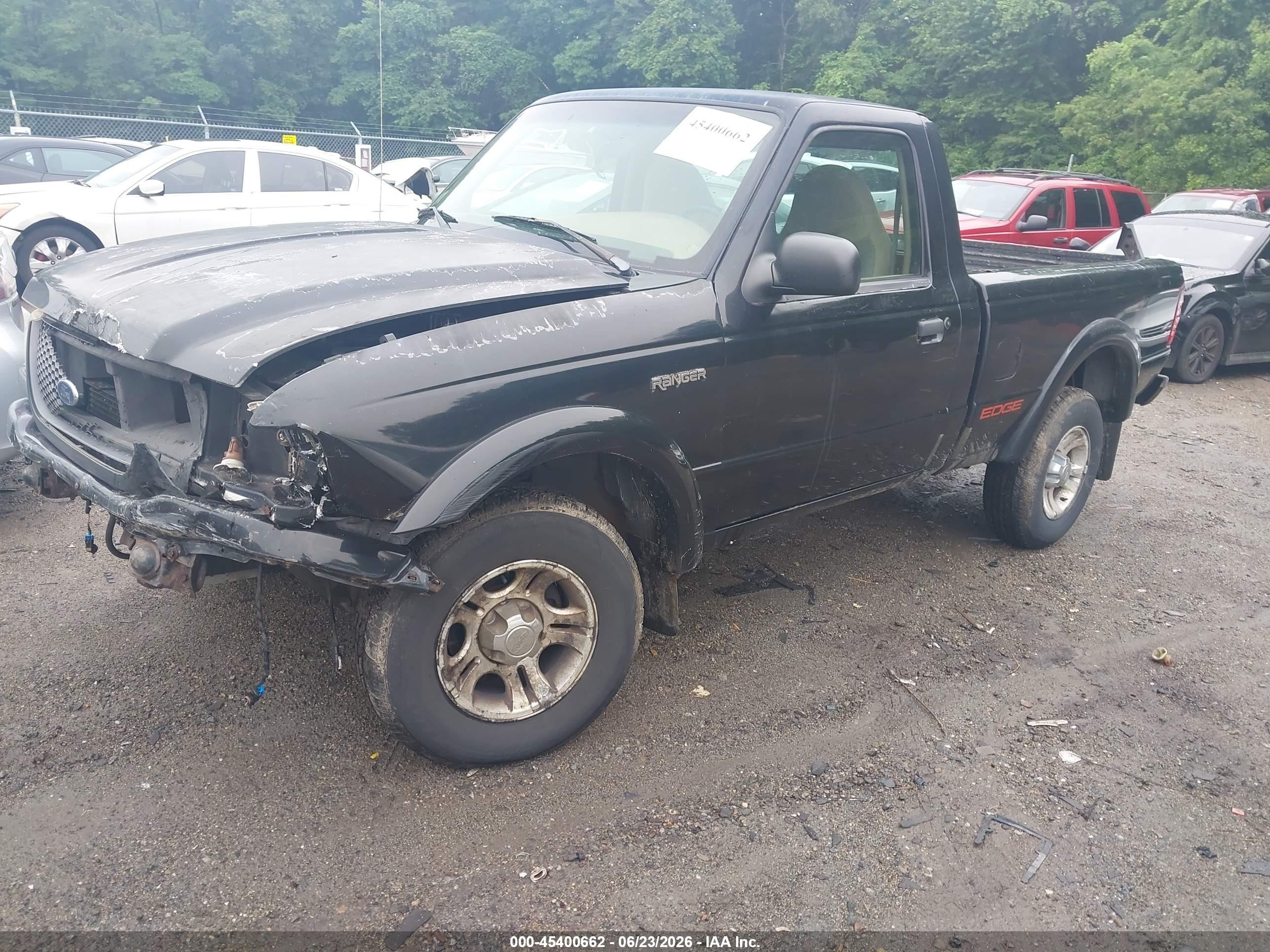 2002 Ford Ranger Edge/xl/xlt Black vin: 1FTYR10U32PA85640