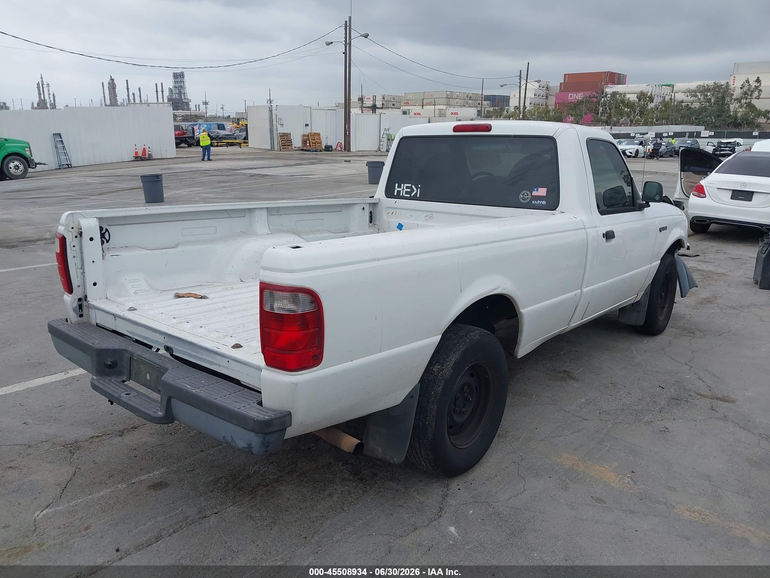 2002 Ford Ranger Edge/xl/xlt White vin: 1FTYR10U32PB60790