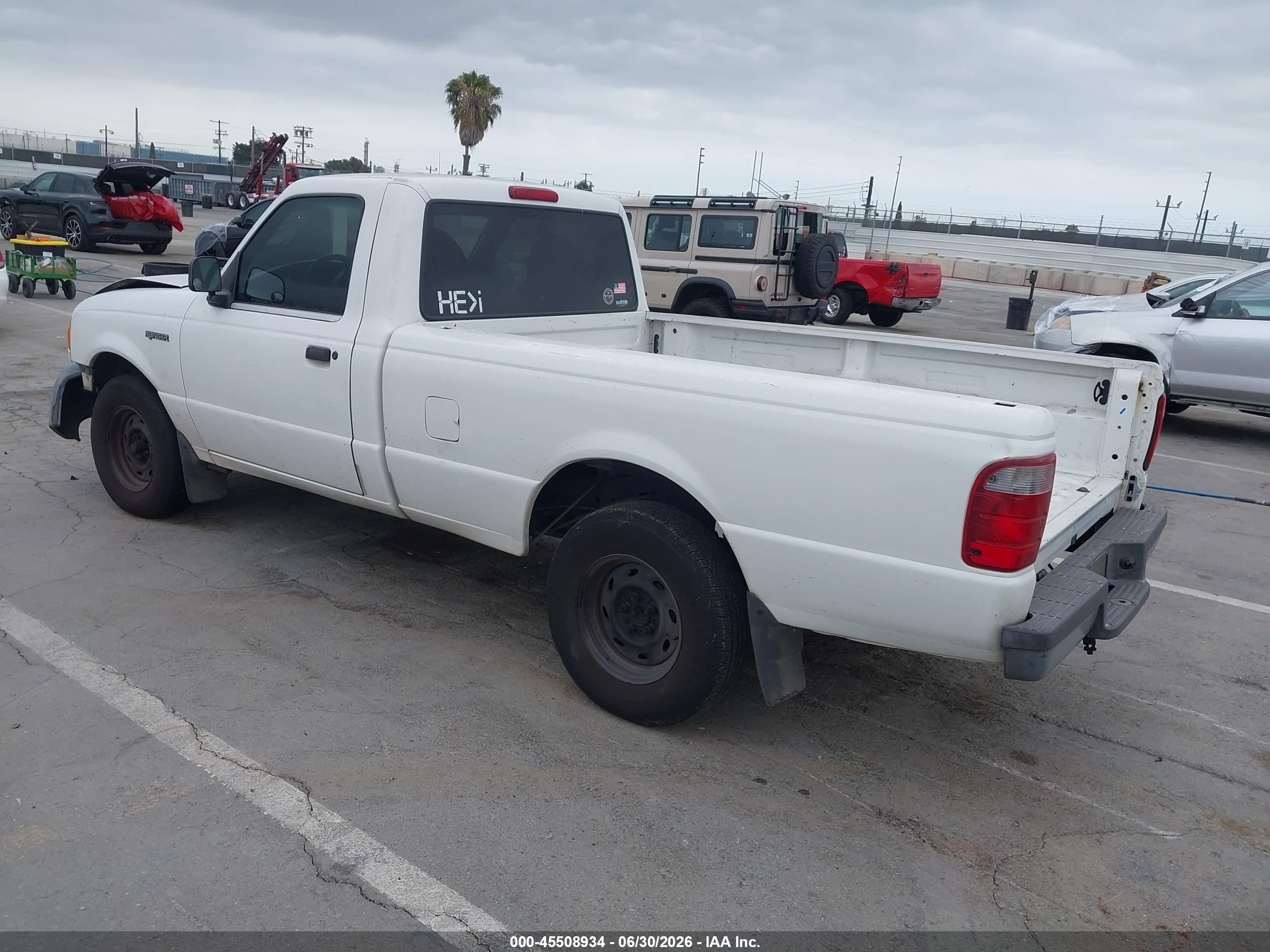2002 Ford Ranger Edge/xl/xlt White vin: 1FTYR10U32PB60790