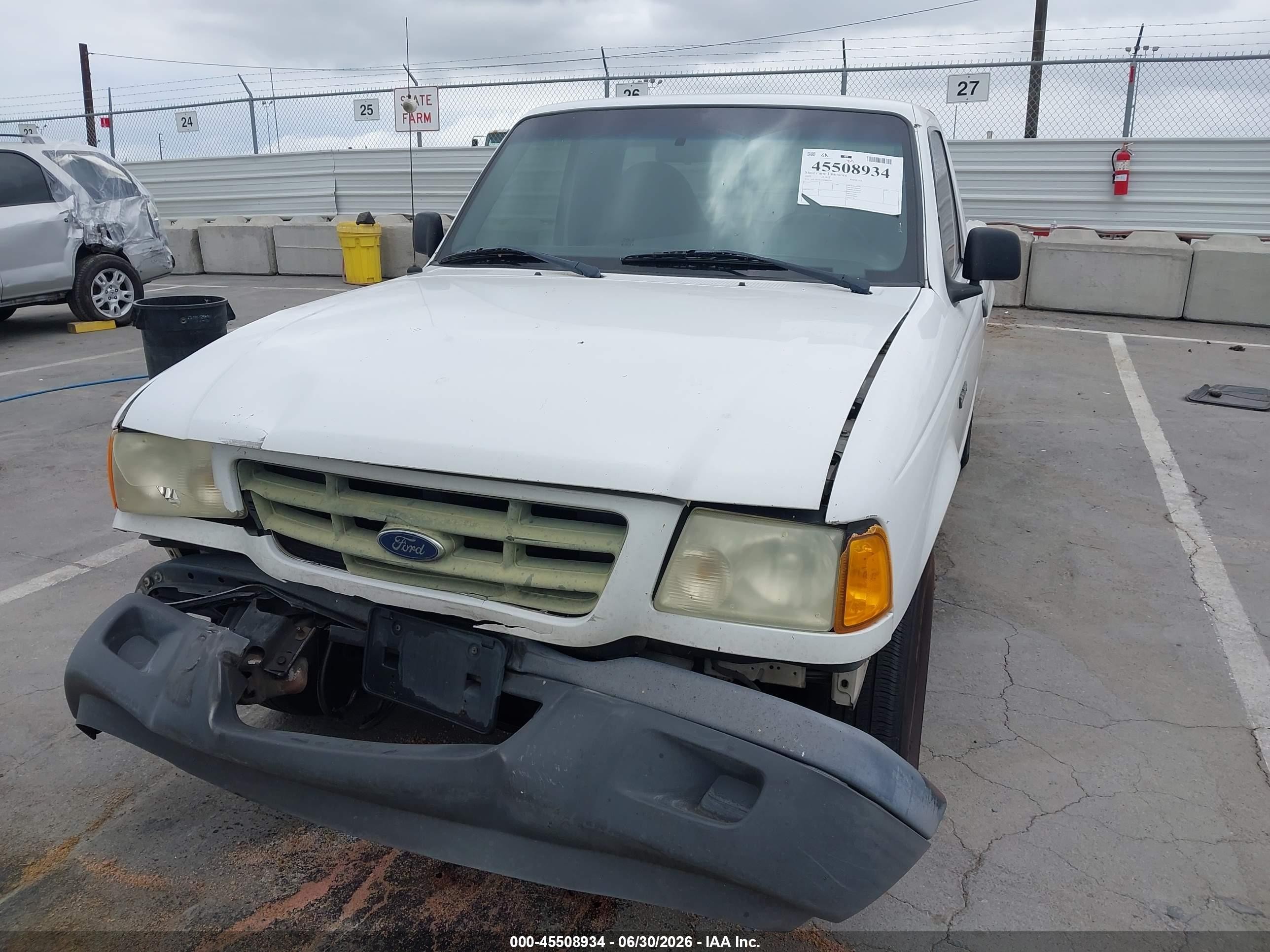 2002 Ford Ranger Edge/xl/xlt White vin: 1FTYR10U32PB60790