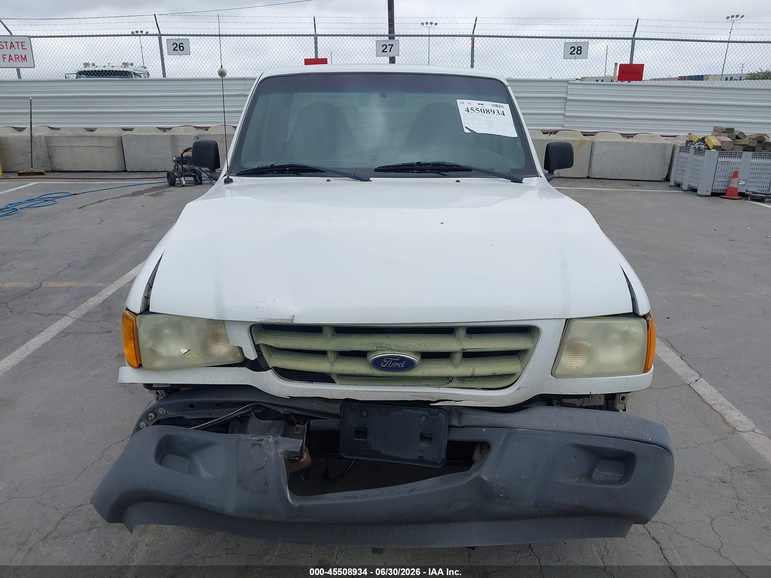 2002 Ford Ranger Edge/xl/xlt White vin: 1FTYR10U32PB60790