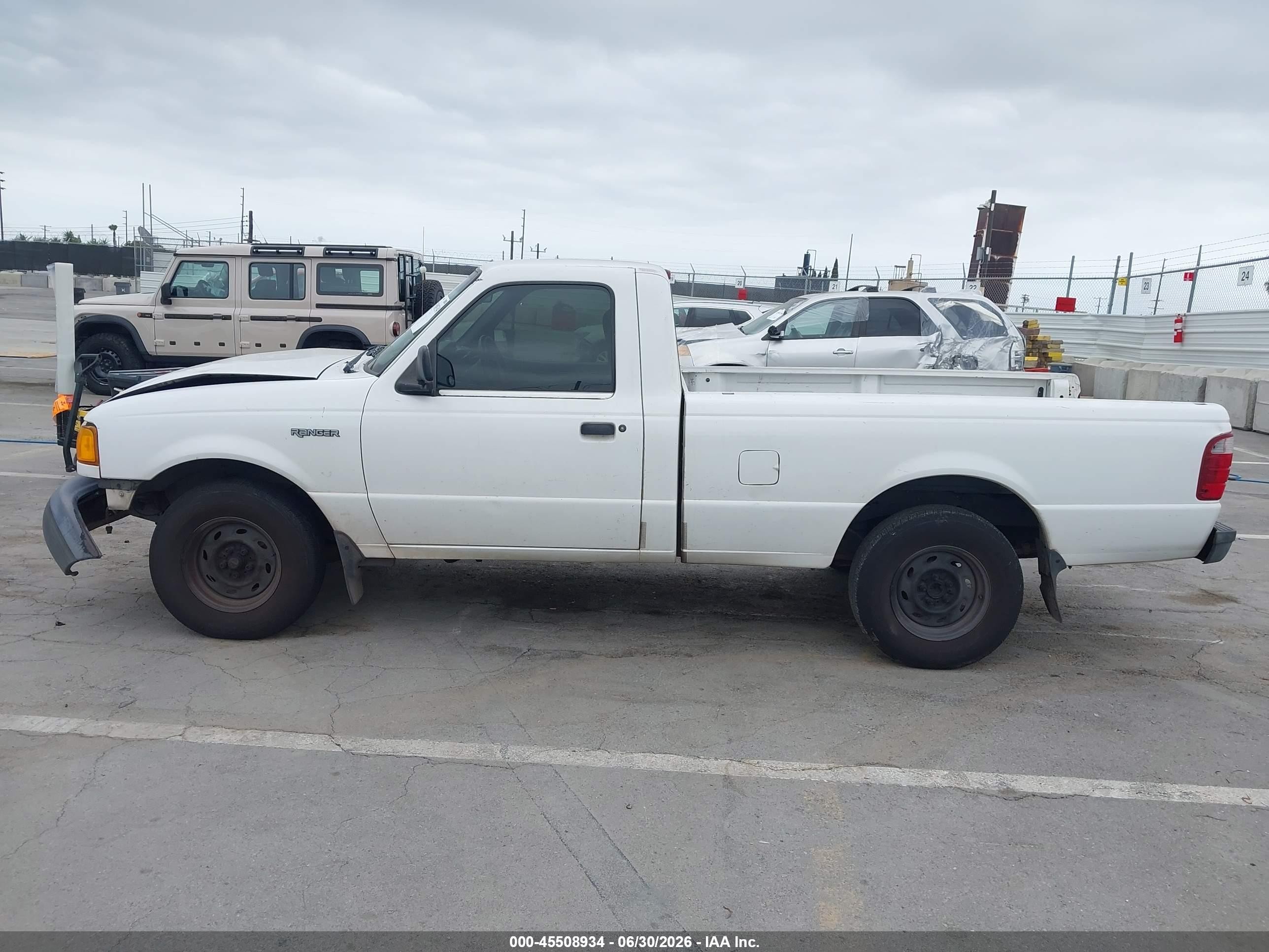 2002 Ford Ranger Edge/xl/xlt White vin: 1FTYR10U32PB60790
