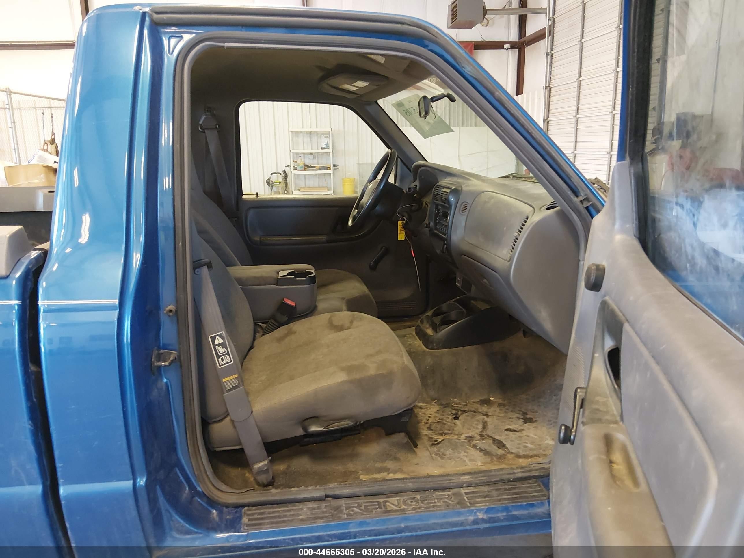 2002 Ford Ranger Edge/xl/xlt Blue vin: 1FTYR10U32TA20536