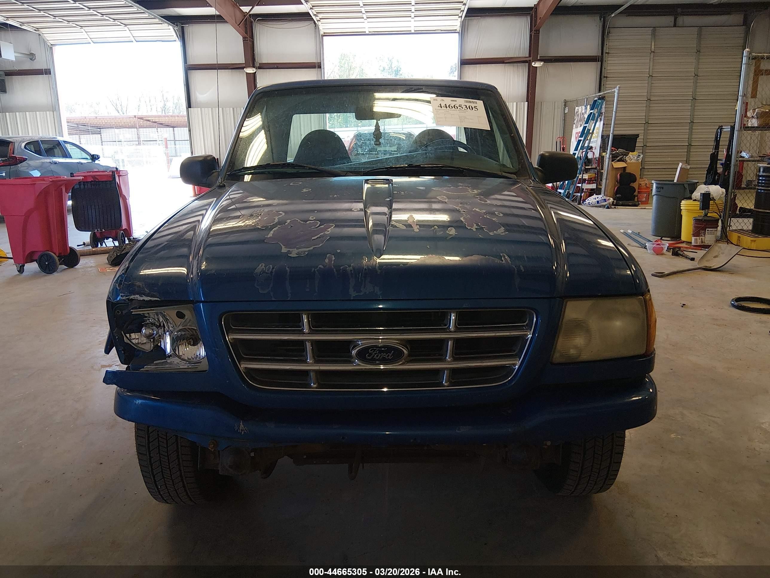 2002 Ford Ranger Edge/xl/xlt Blue vin: 1FTYR10U32TA20536