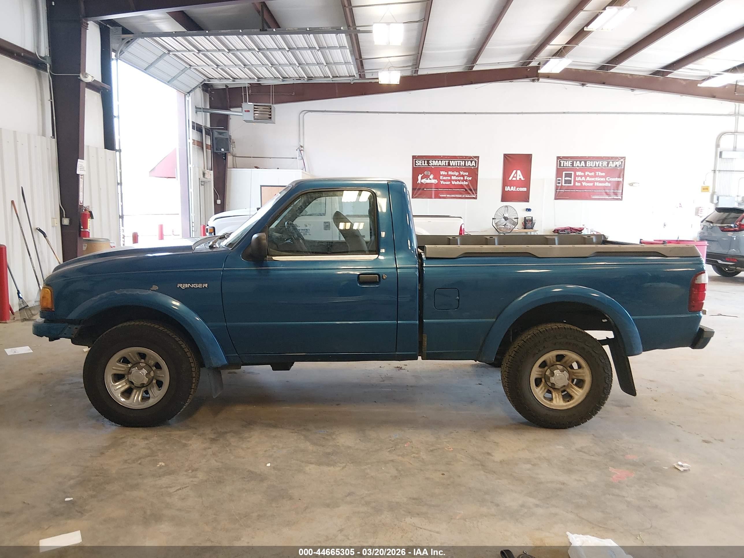 2002 Ford Ranger Edge/xl/xlt Blue vin: 1FTYR10U32TA20536